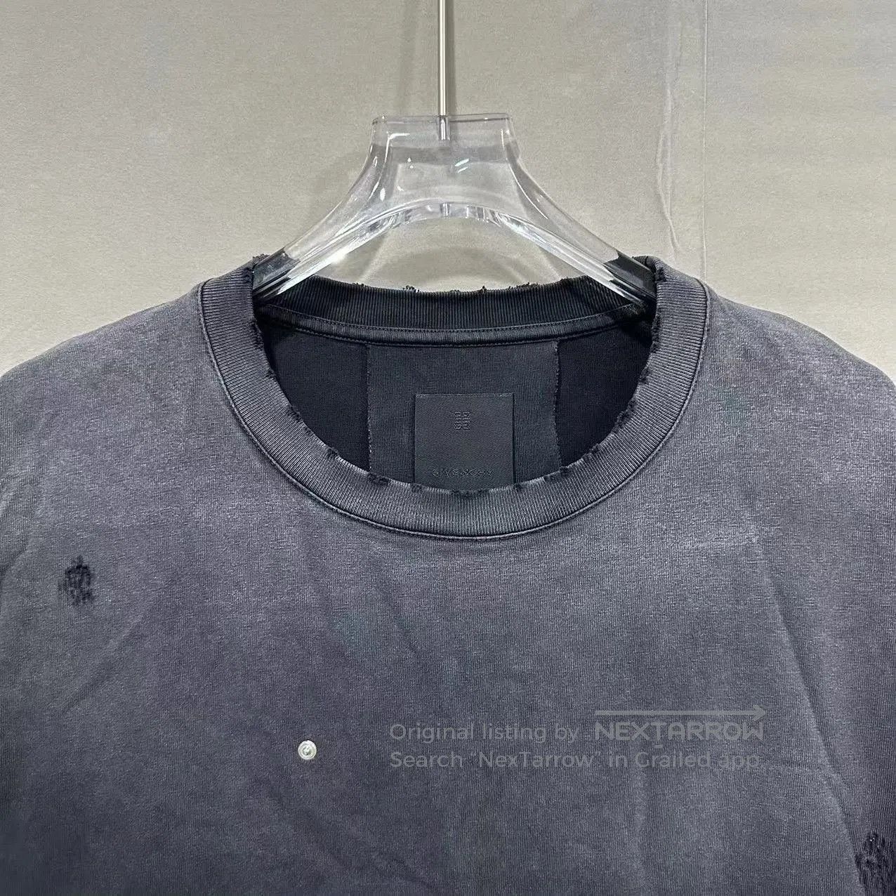 Givenchy givenchy gradient distressed short sleeve t-shirt. Size US S / EU 44-46 / 1 - 5 Thumbnail