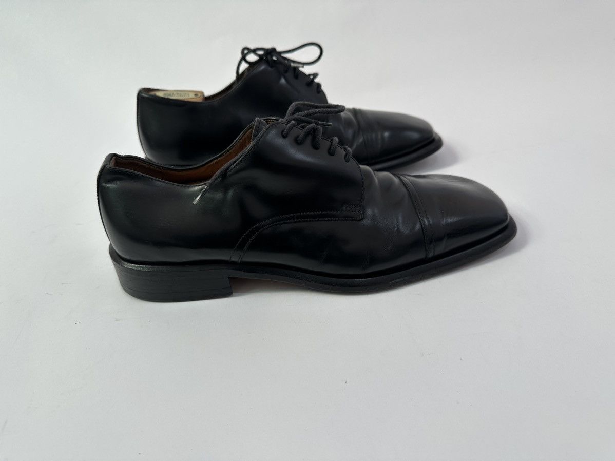 Gucci Gucci Black Leather Square Toe Lace-Up Oxfords Size Size US 7.5 / EU 40-41 - 3 Thumbnail