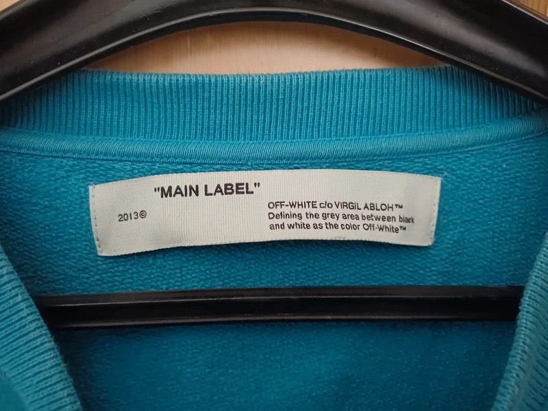 Off-White Off-White SS20 Arachno Arrow "Sky Blue" Sweater Size US XL / EU 56 / 4 - 12 Thumbnail
