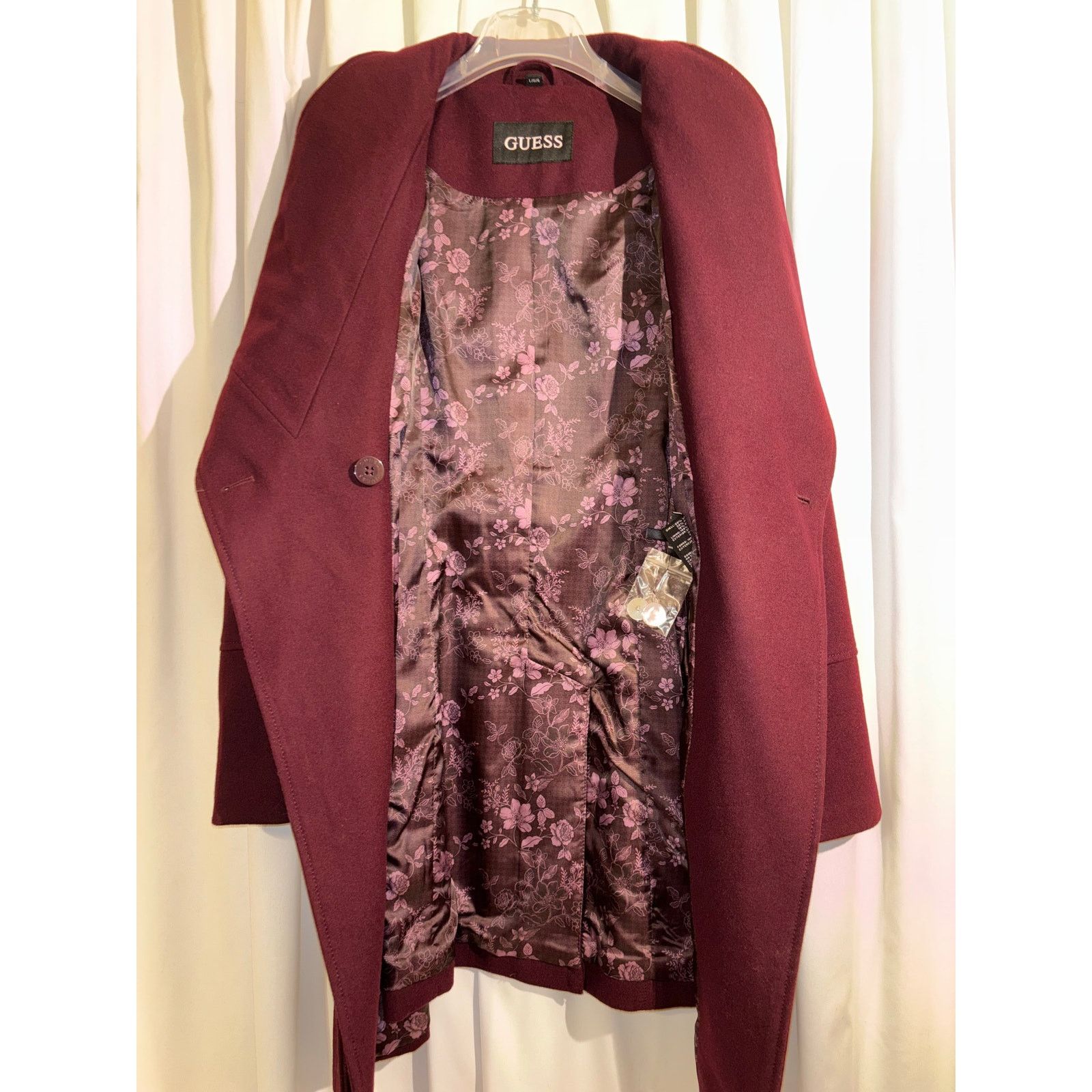Guess NWT Guess Belted Wool Trench Coat - Size Large Size L / US 10 / IT 46 - 4 Thumbnail