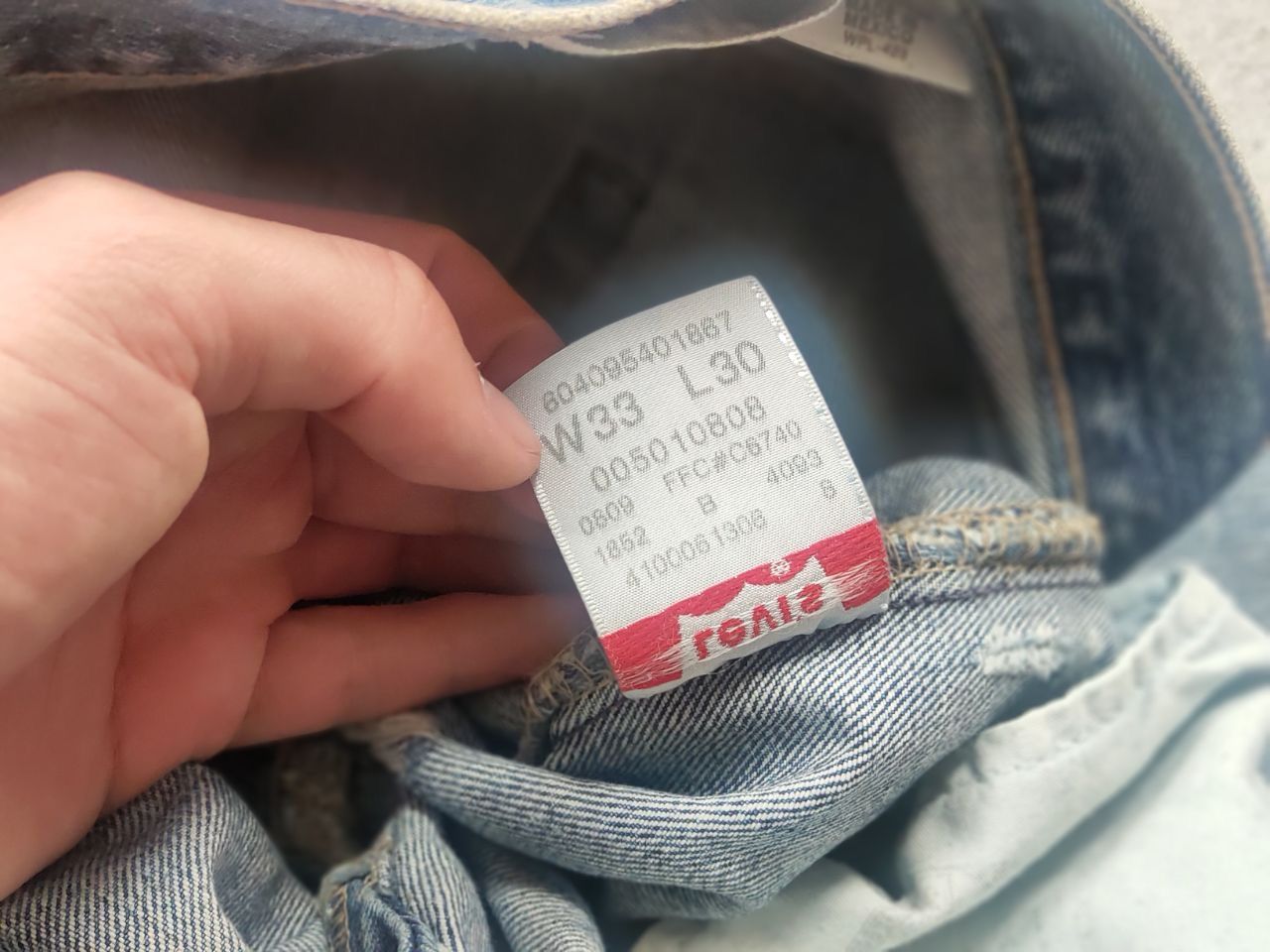 Levi's Vintage Levis 501 Straight Button Faded Denim Jeans Retro Size US 33 - 20 Thumbnail
