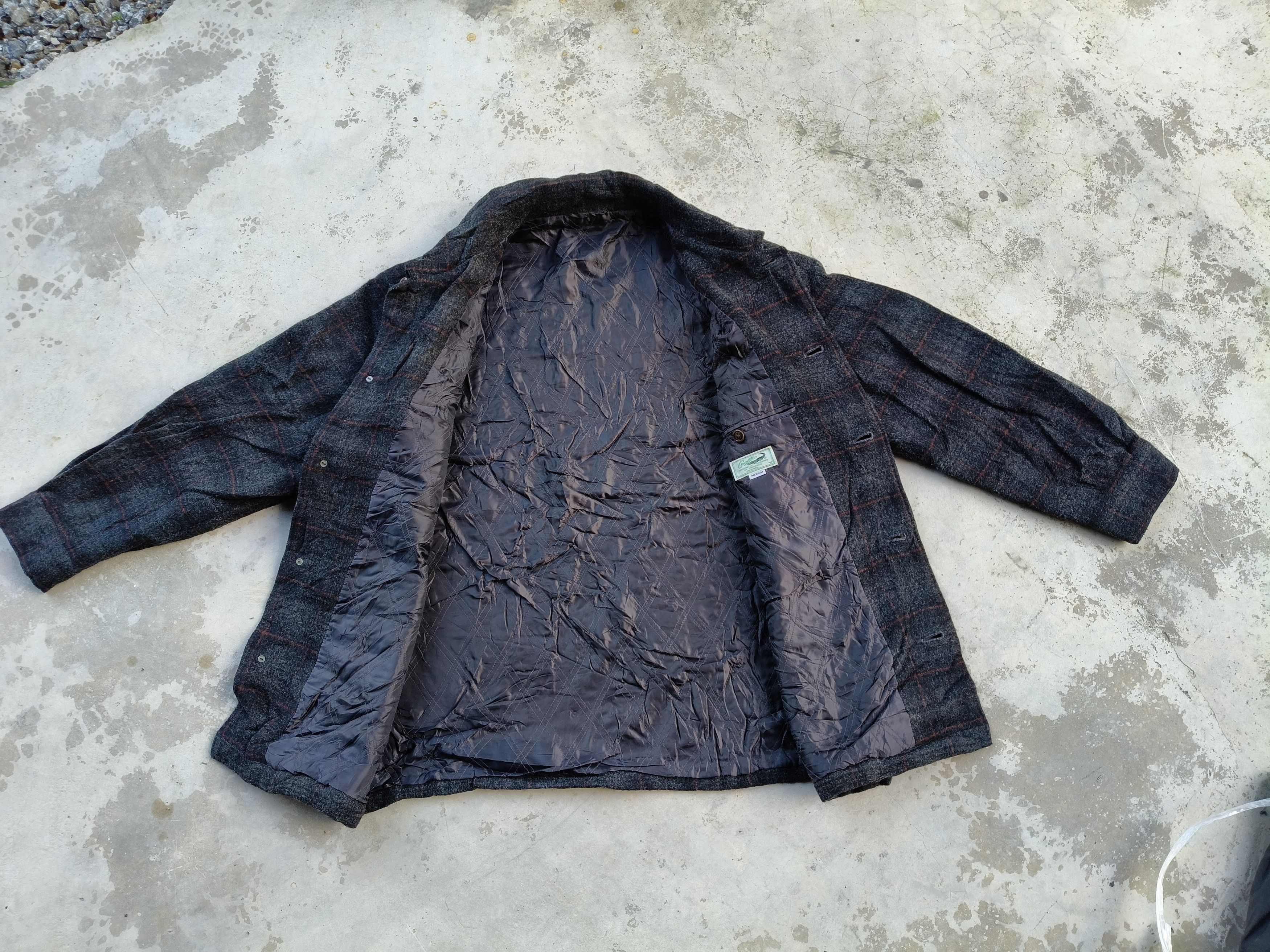 Japanese Brand Vintage Crocodile Wool Button Jacket Size US M / EU 48-50 / 2 - 7 Thumbnail