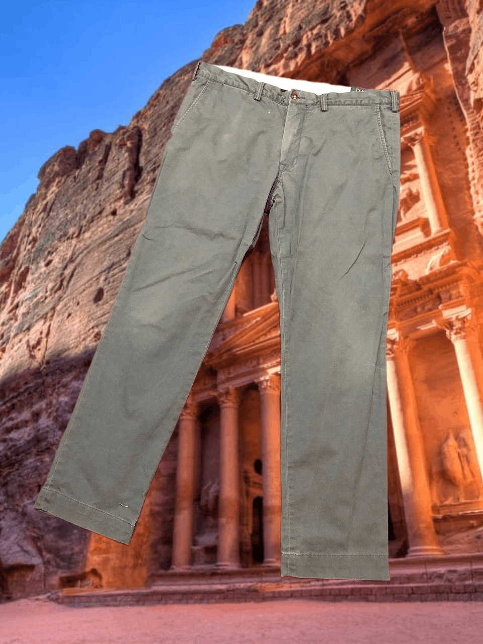 Polo Ralph Lauren Vintage Polo Ralph Lauren Y2K stretch slim fit Casual Pants Size US 38 / EU 54 - 1 Thumbnail