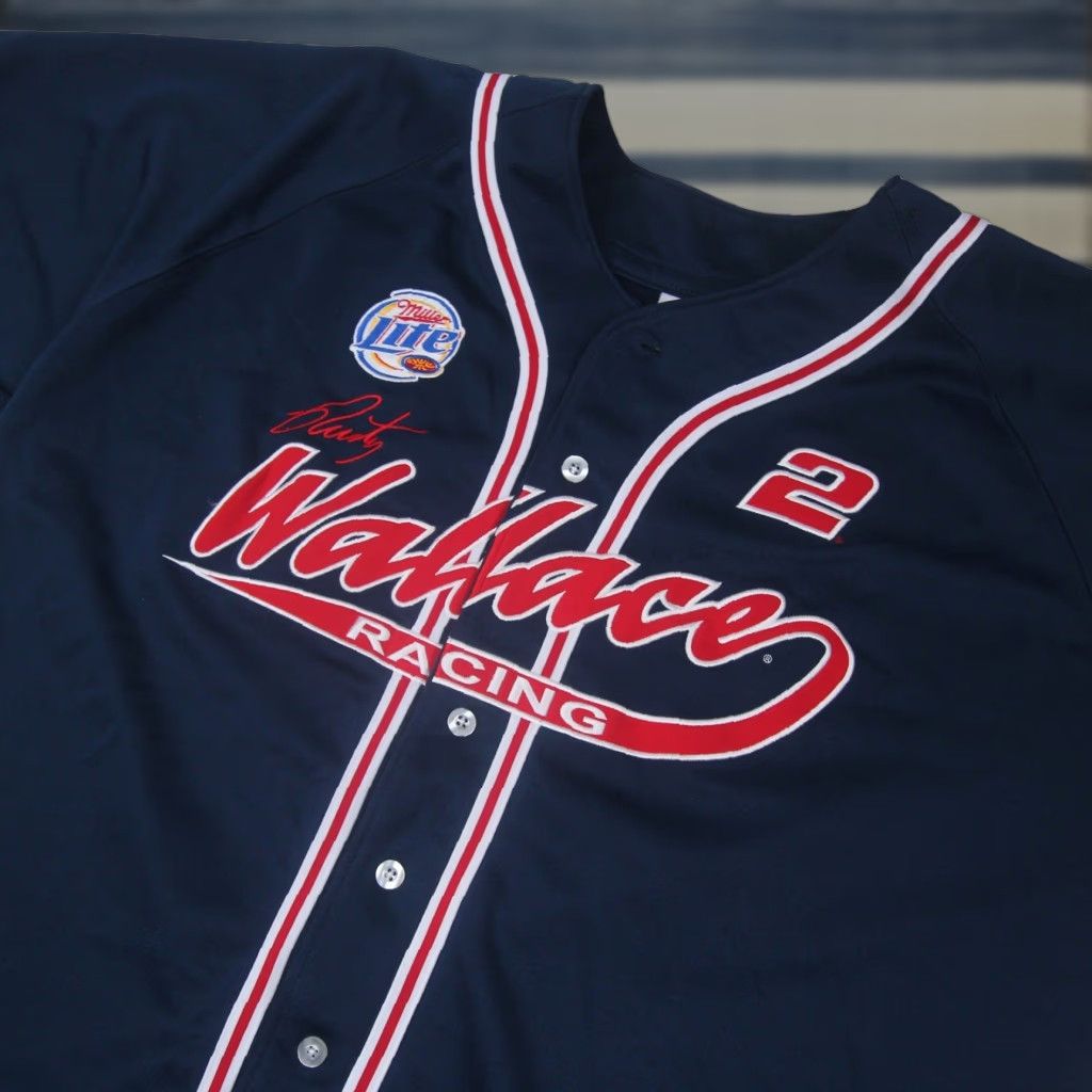 Chase Authentics VINTAGE Chase Authentics Rusty Wallace Mens XXL Baseball Jersey Blue Shirt 2XL Adult Mens Nike Size US XXL / EU 58 / 5 - 1 Thumbnail