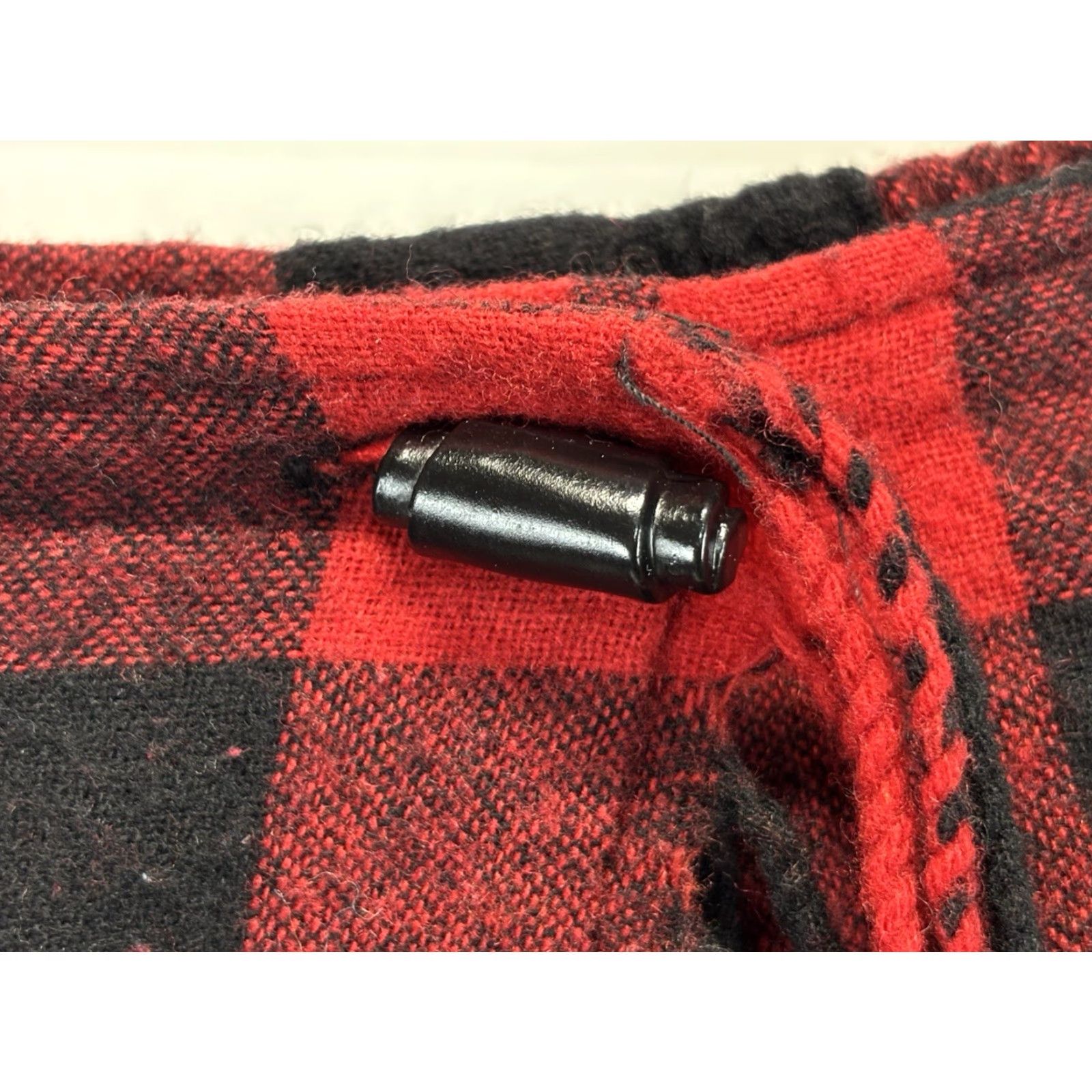 Liz Claiborne VINTAGE Liz Claiborne Blanket Maxi Wrap Skirt Women’s 14 Red Black Buffalo Check 90s Womens Size 36" / US 14 / IT 50 - 3 Thumbnail