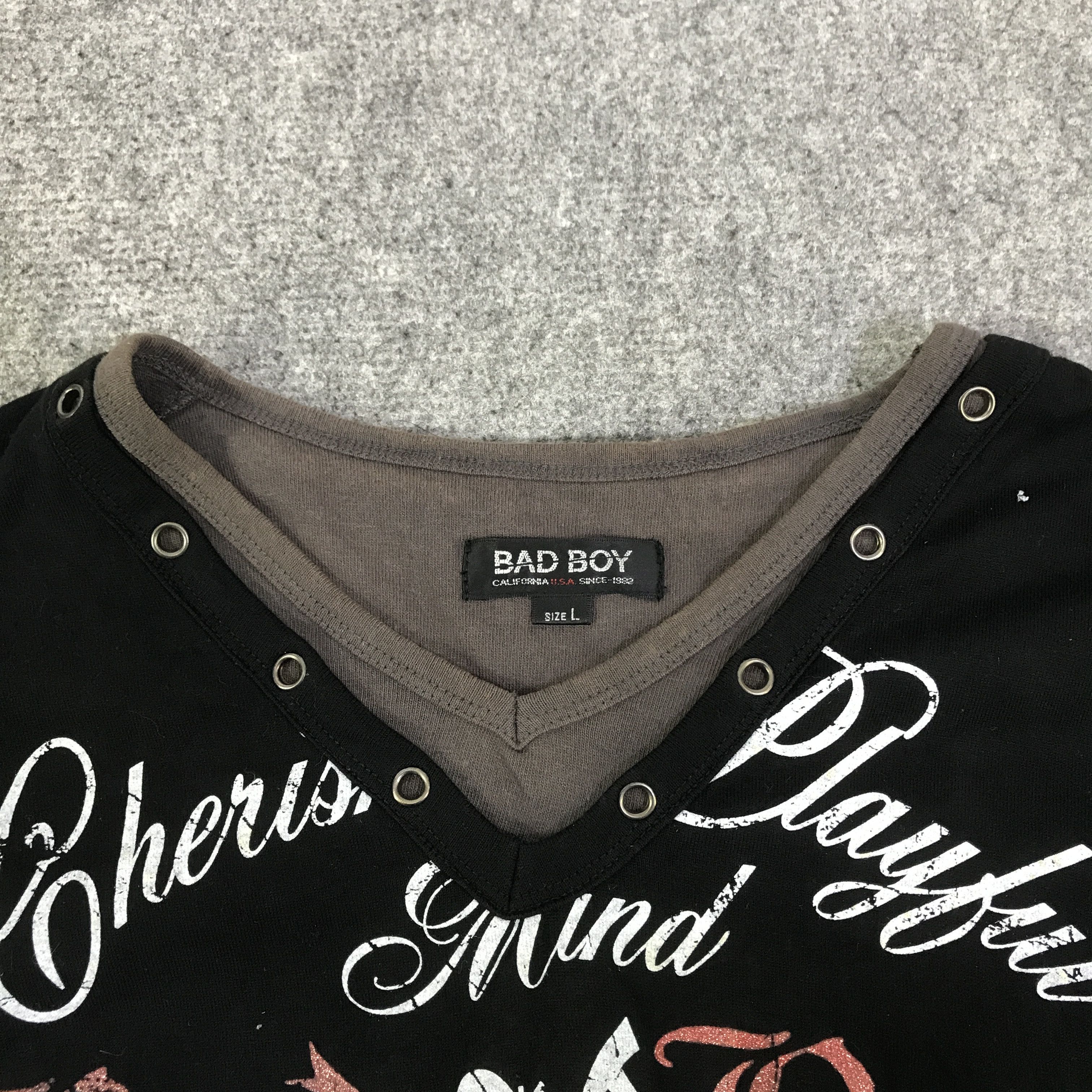 Japanese Brand bad boy california long sleeve t-shirt K93B55 Size US L / EU 52-54 / 3 - 5 Thumbnail