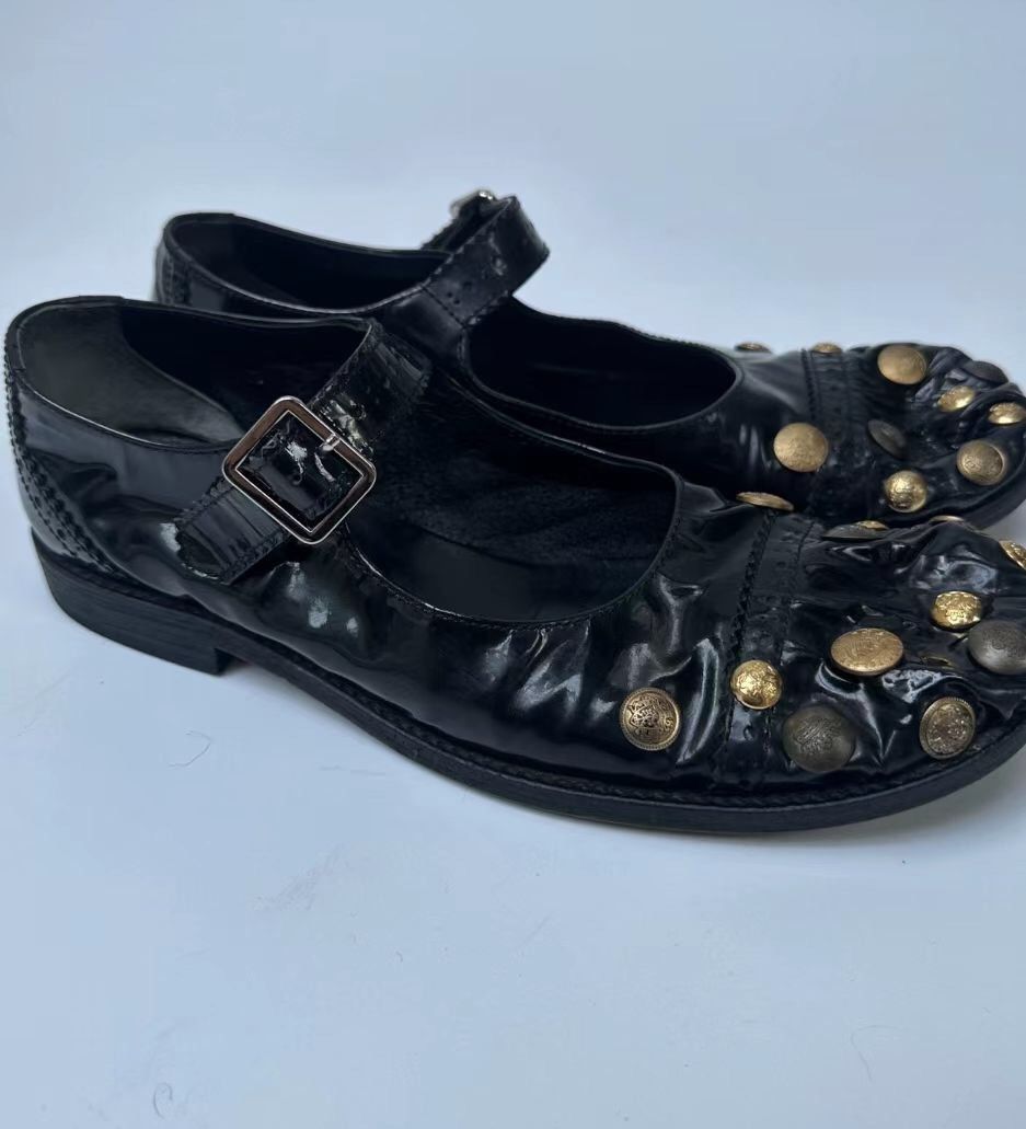 Comme des Garcons Comme des Garcons Retro Coin Rivet Mary Jane 2412-Nextarrow Size US 6.5 / IT 36.5 - 4 Thumbnail