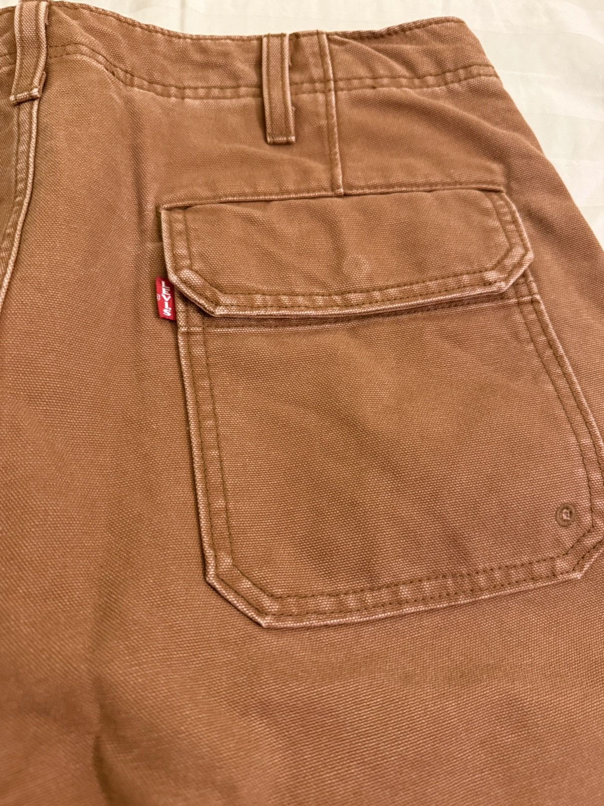 Levi's LEVIS PREMIUM Chore Utility Pants Canvas Brown 34 Size US 34 / EU 50 - 4 Thumbnail