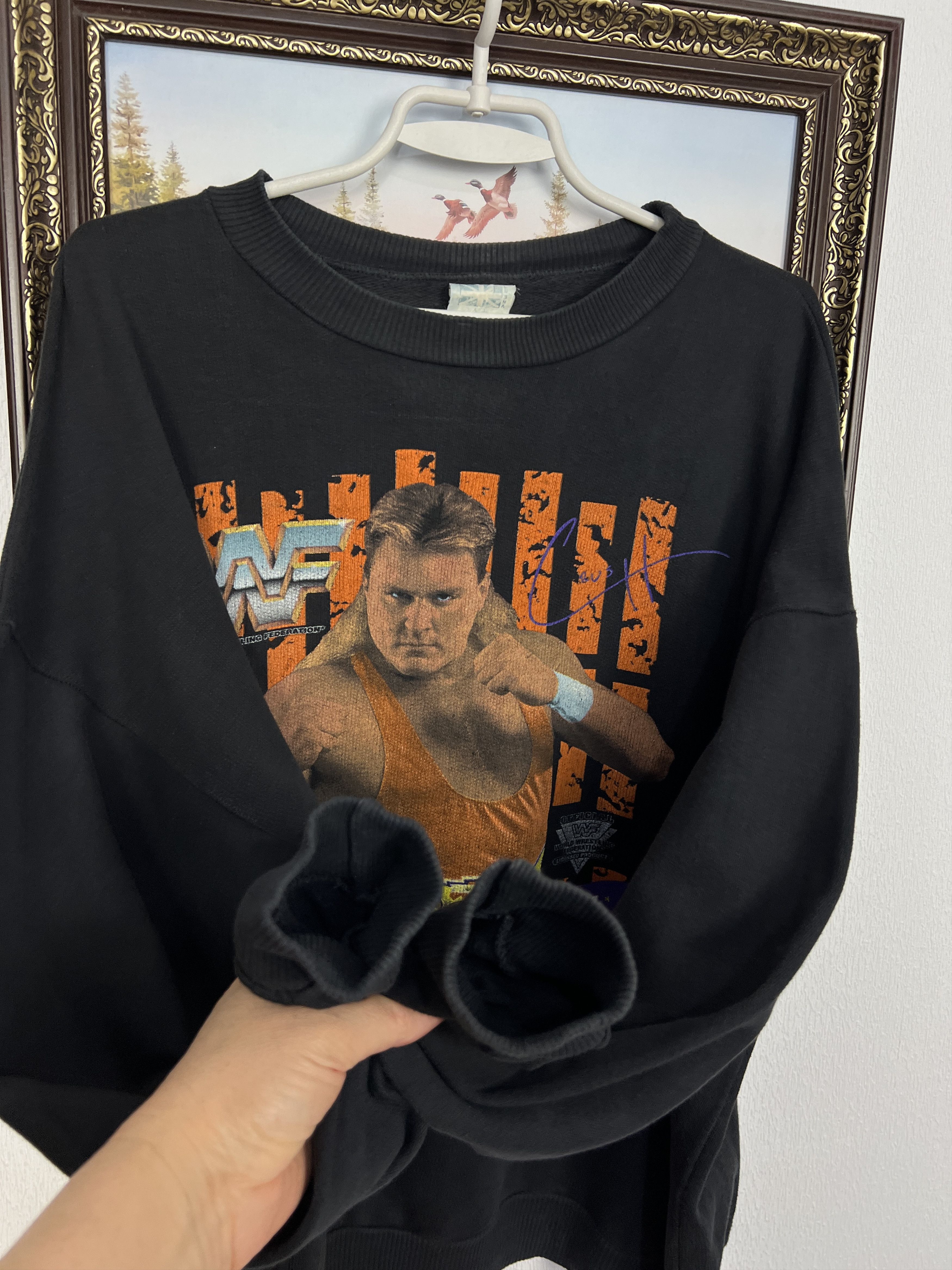 Vintage Crush WWF Wrestling Print Sweatshirt Brian Adams Crewneck Size US L / EU 52-54 / 3 - 5 Thumbnail