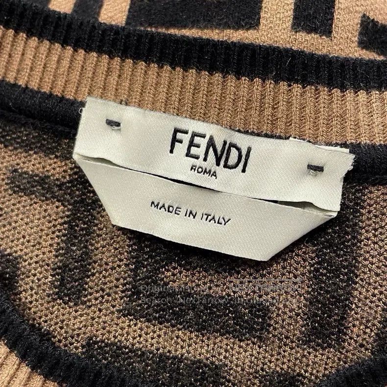 Fendi Fendi Printed Monogram Knit Short Sleeve Size XXS / US 00 / IT 34 - 5 Thumbnail