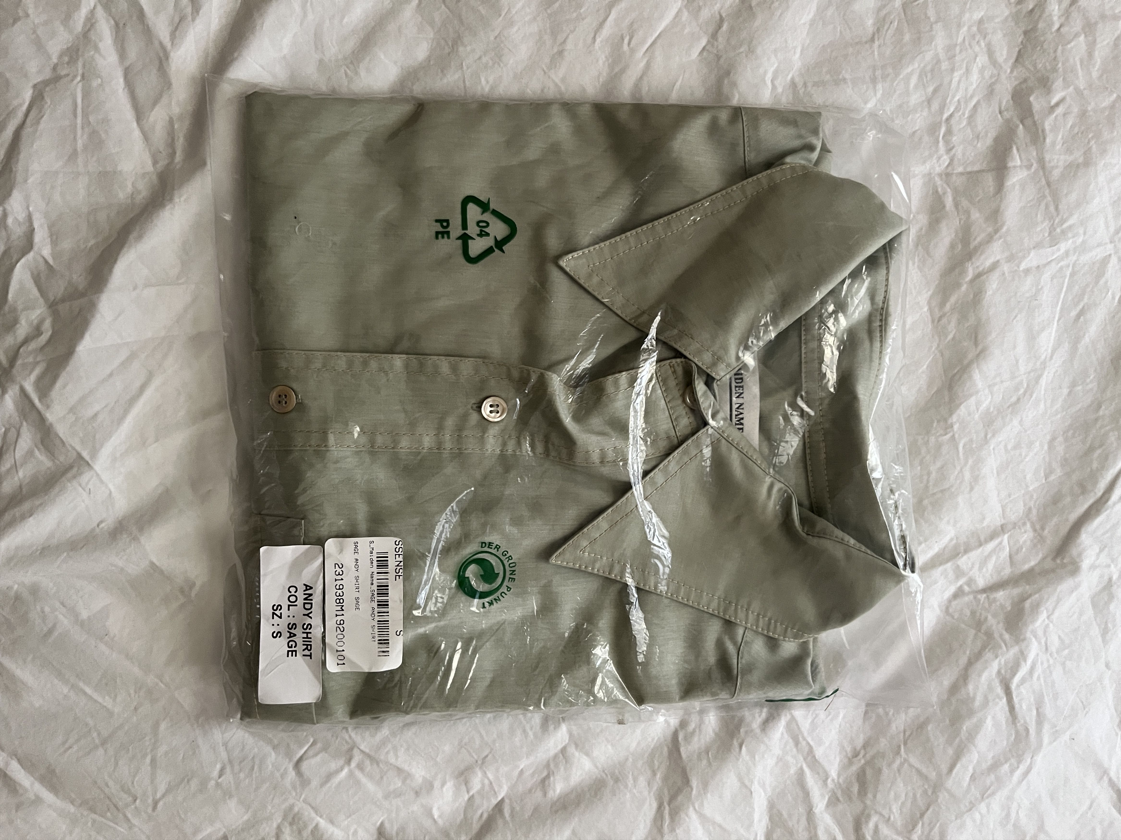 image of Maiden Name Green Andy Shirt, Men's (Size Small)