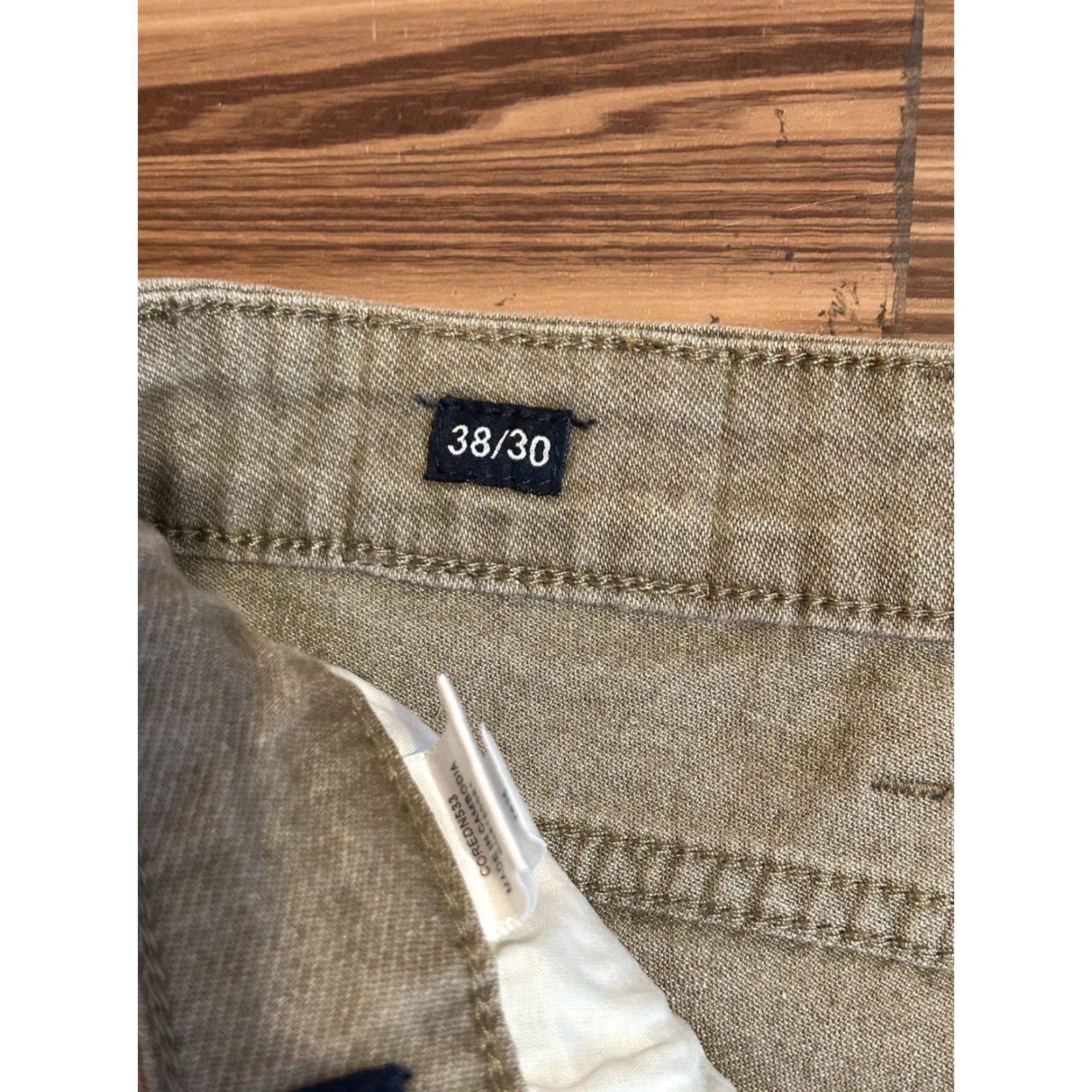 Flag & Anthem Flag And Anthem Mens Jeans Straight Khaki 38x30 Size US 38 / EU 54 - 4 Thumbnail