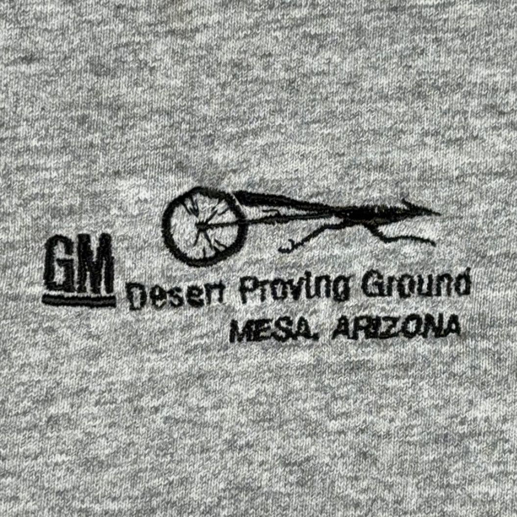 Vintage VINTAGE GM Desert Proving Ground Shirt Mens Large Gray Cotton Deluxe 90s USA Henley Logo Size US L / EU 52-54 / 3 - 3 Thumbnail