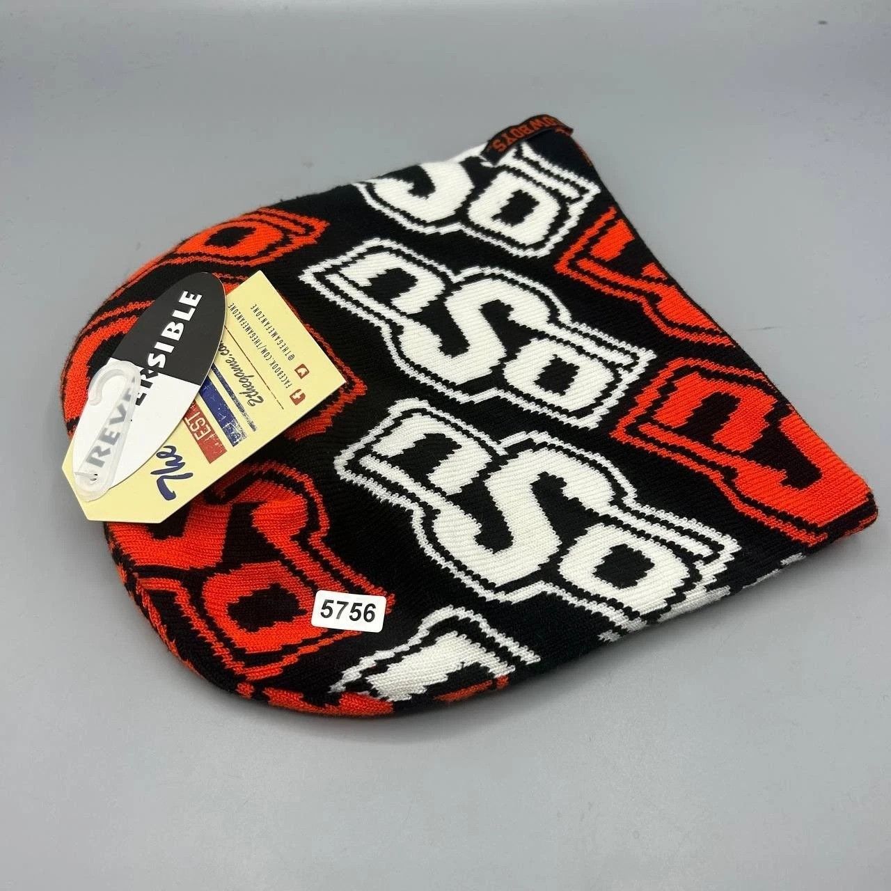 The Game Oklahoma State Cowboys Hat All Over Print Reversible Beanie Size ONE SIZE - 7 Thumbnail