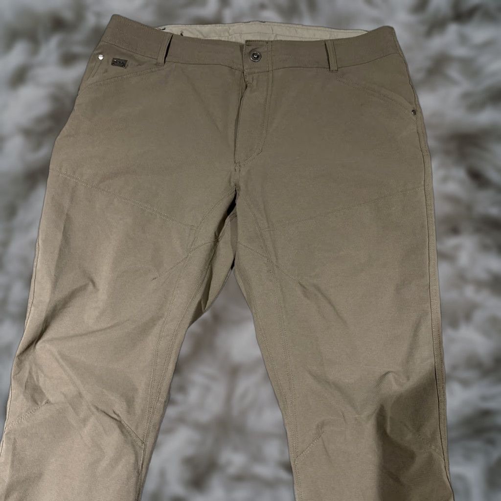 Vintage Kuhl Silencr Pants Mens 38x32 Brown Cargo Straight 5-Pocket Ripstop Outdoors Hiking Performance Size US 38 / EU 54 - 1 Thumbnail