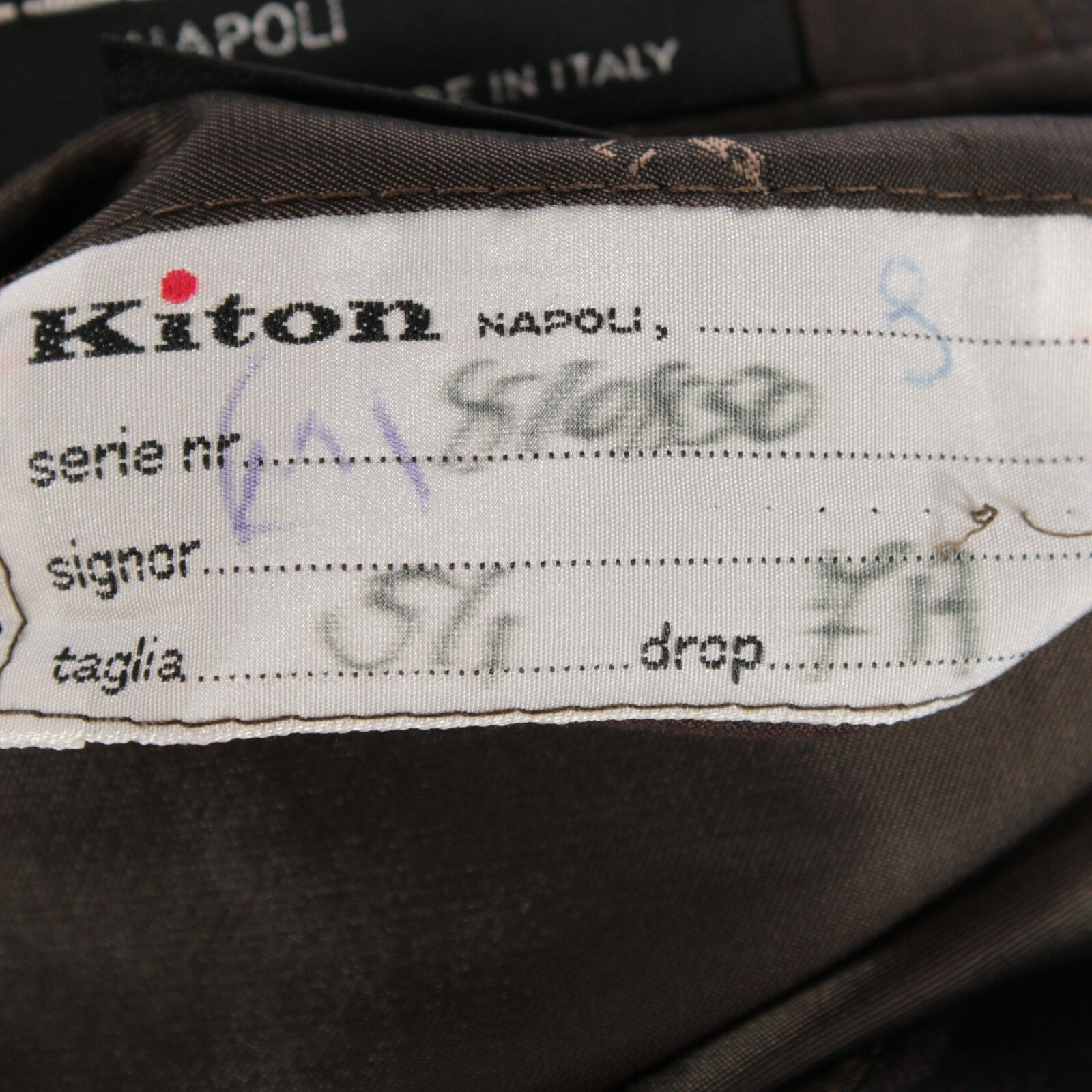 Kiton Kiton Suit Size US 44 Regular in Brown Size 44R - 9 Thumbnail