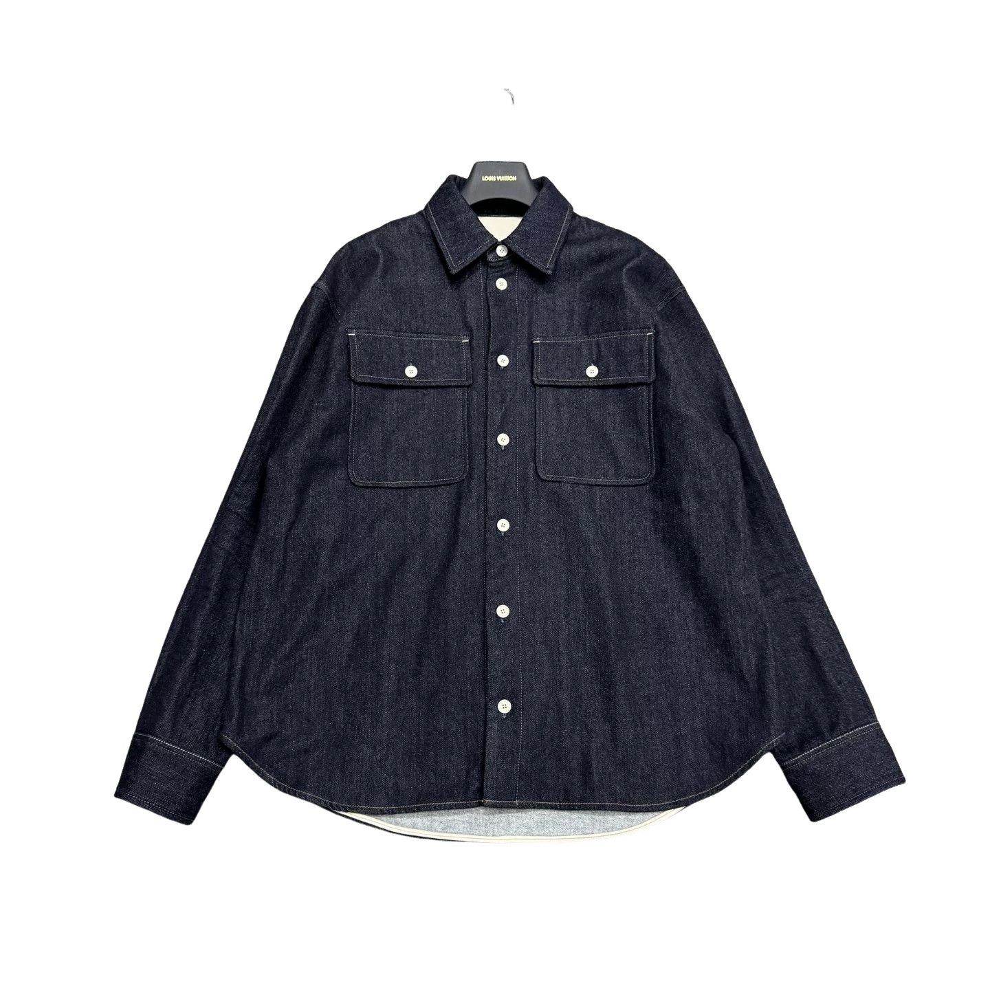 Jil Sander Jil Sander Indigo Denim Shirt Jacket Size M Size US M / EU 48-50 / 2 - 1 Thumbnail