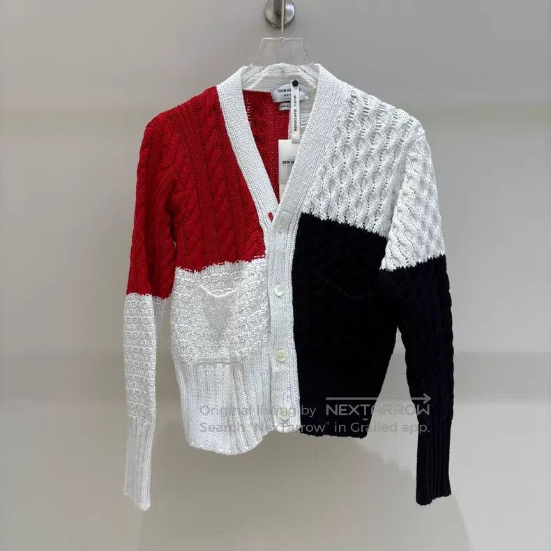 Thom Browne Thom Browne Classic Color Blocked Cardigan Size US S / EU 44-46 / 1 - 1 Thumbnail