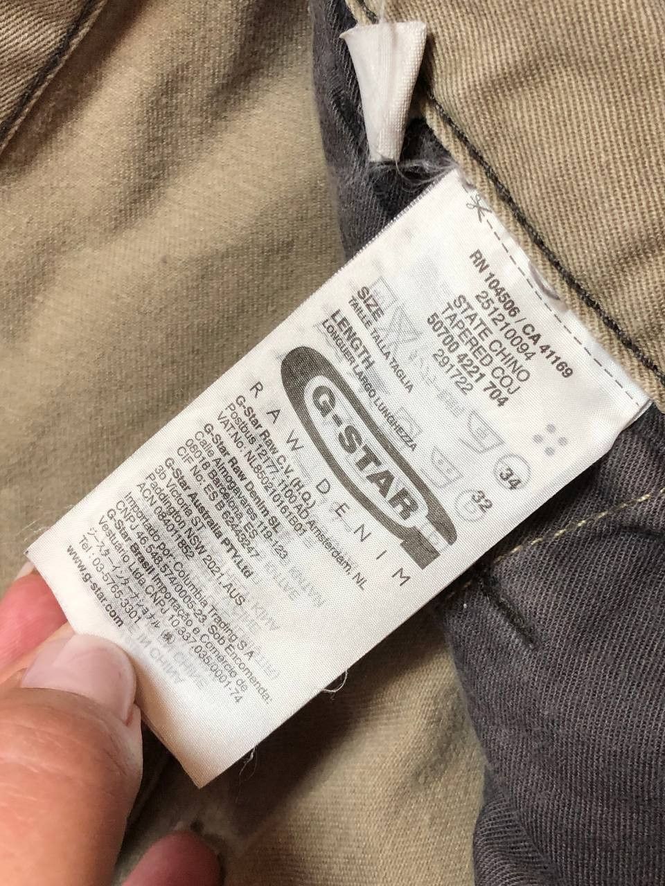 G-Star Vintage jeans Y2K G-Star Raw logo streetwear Size US 34 / EU 50 - 2 Thumbnail