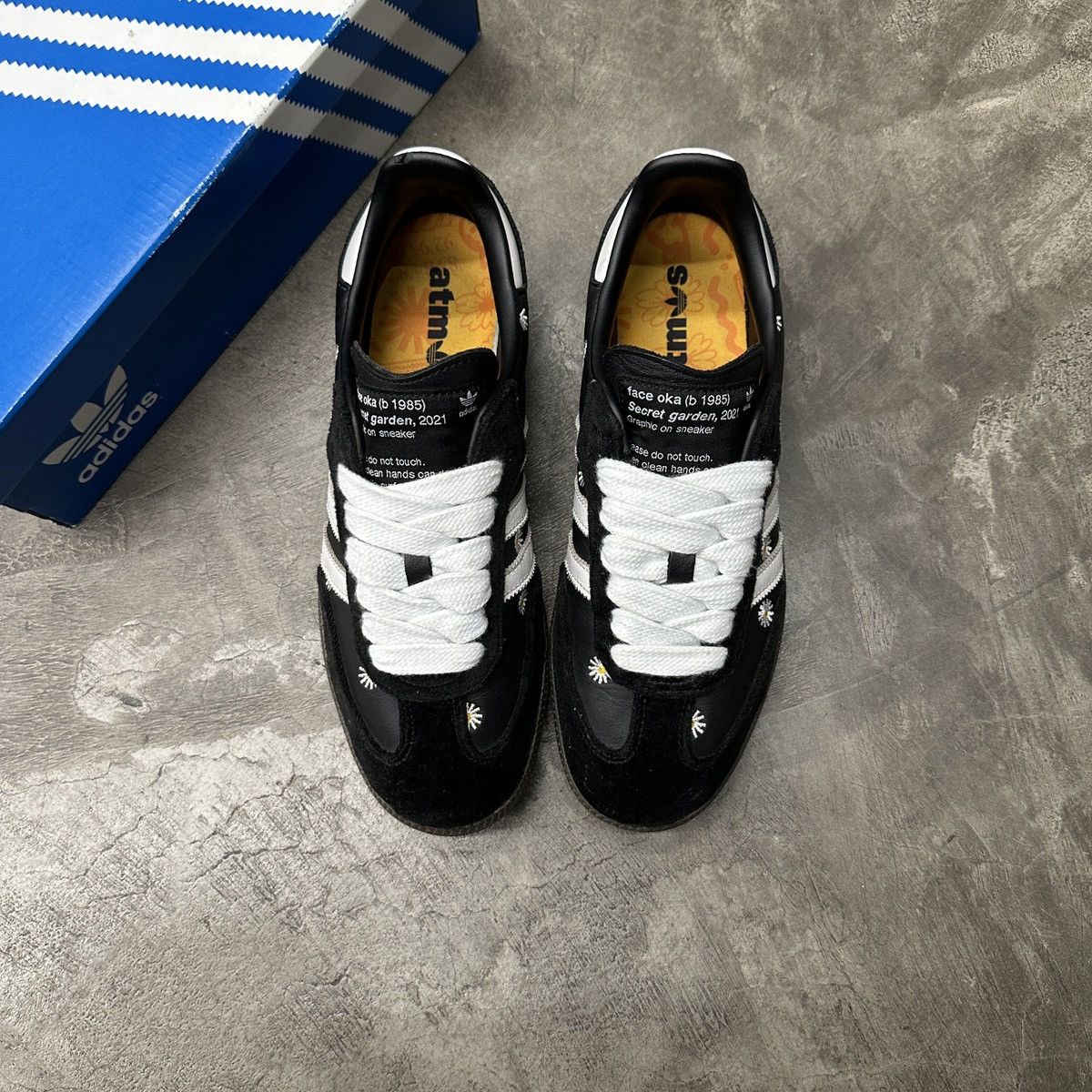 Adidas Adidas Samba Og Black x FACE x Atmos HO3848 Size US 9 / EU 42 - 2 Thumbnail