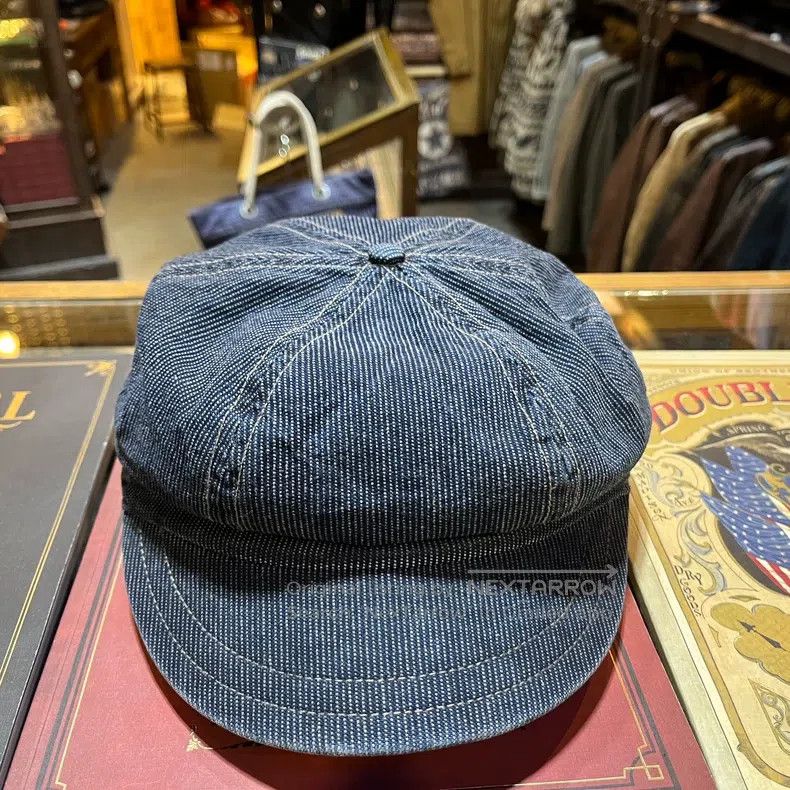 RRL Ralph Lauren RRL Ralph Lauren Indigo Dyed Patchwork Cap Size ONE SIZE - 1 Thumbnail