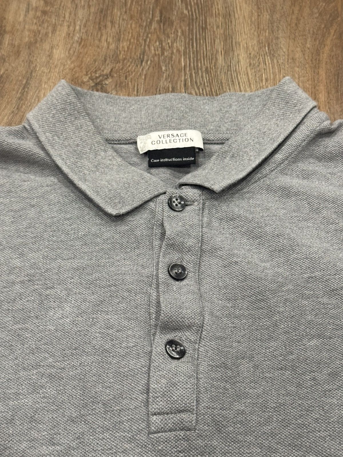 Versace Versace Embroidered Logo Polo Shirt Size US M / EU 48-50 / 2 - 2 Thumbnail