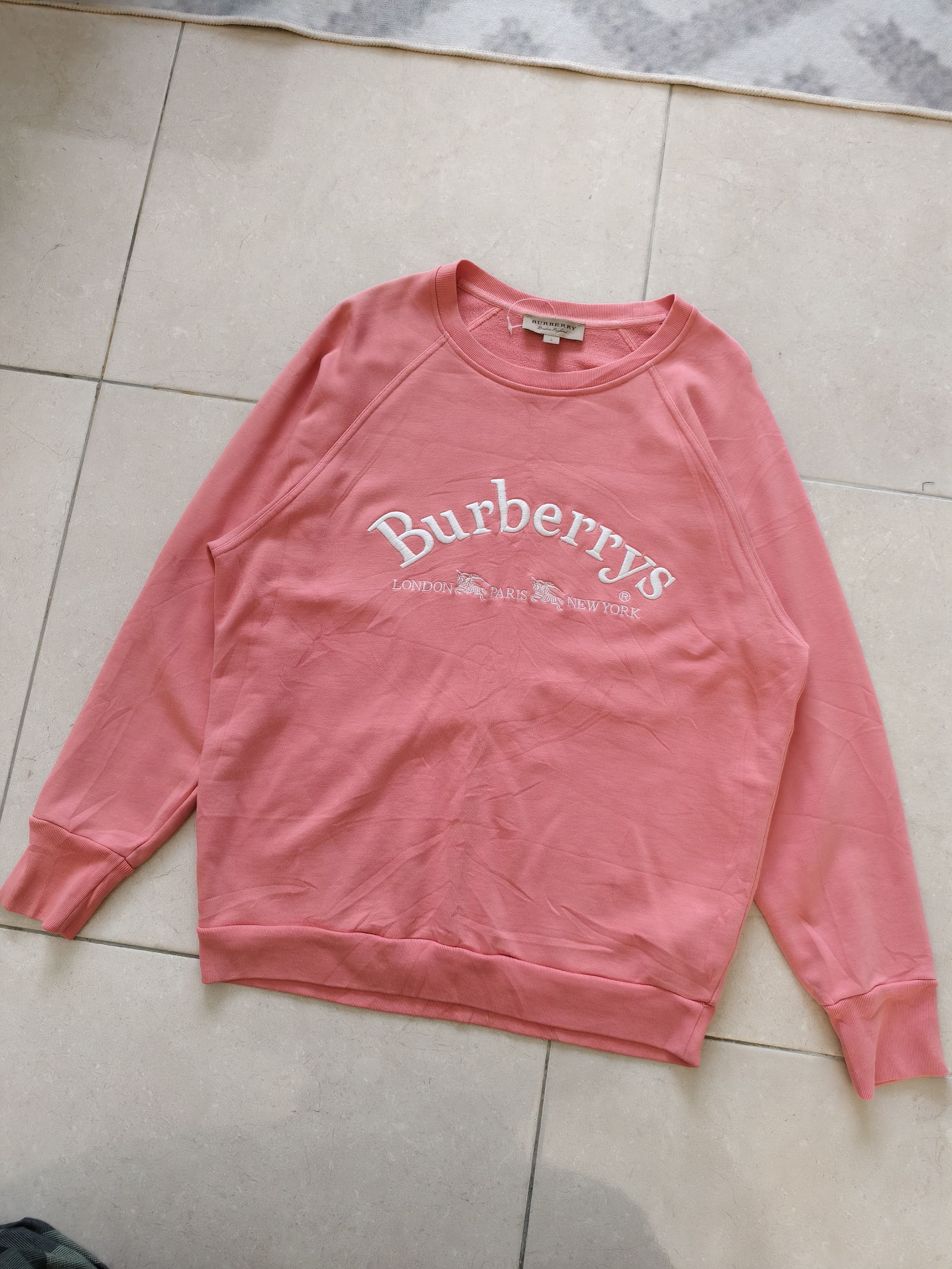 Burberry × Burberry Prorsum 🔥STEALS🔥Very Rare Burberry London Embroidery Sweatshirt Size US L / EU 52-54 / 3 - 2 Thumbnail