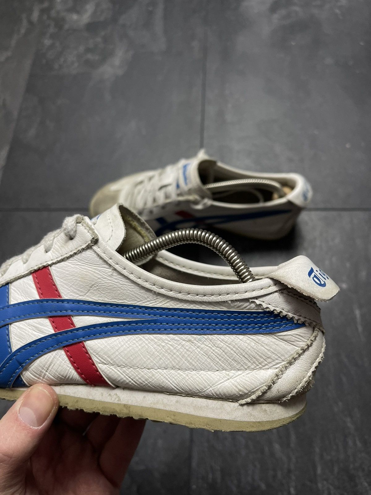 Japanese Brand × Onitsuka Tiger × Vintage Asics Onitsuka Tiger OG Sneakers Leather France Vintage Y2k Size US 5.5 / EU 38 - 10 Thumbnail
