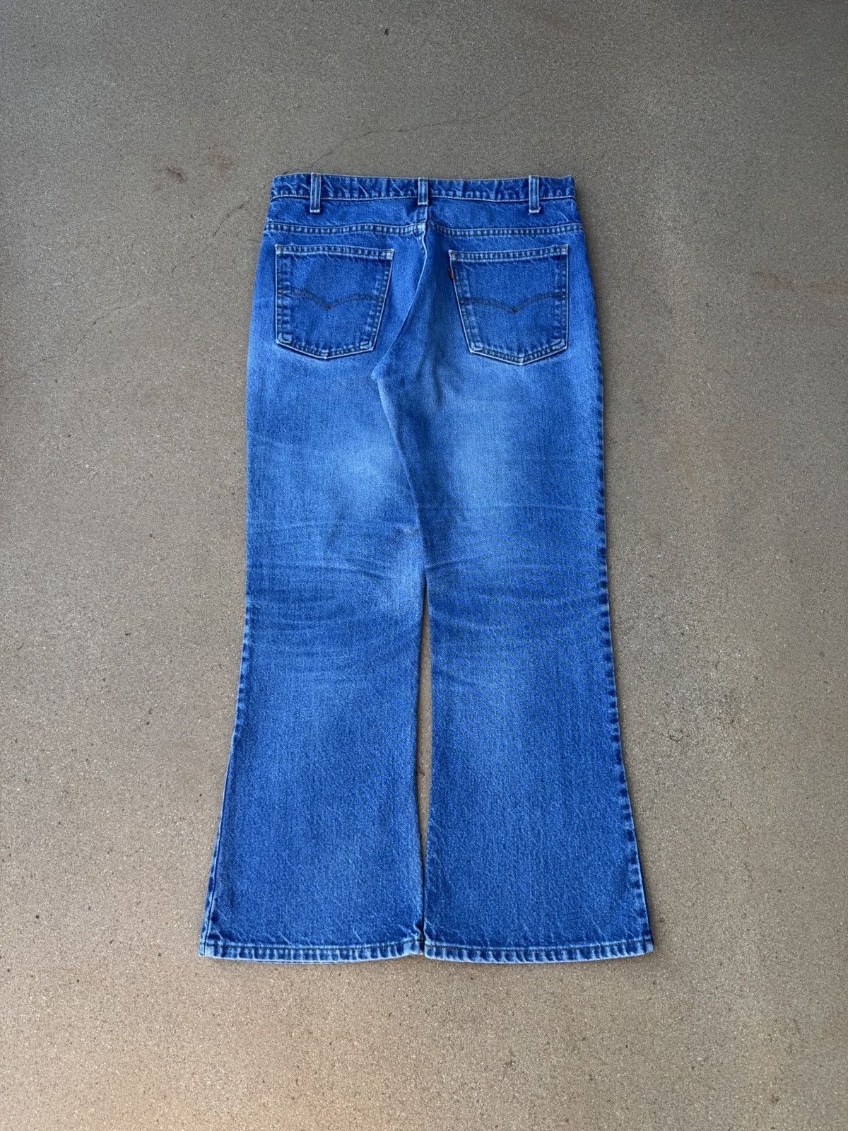Levi's Vtg 80’s Levi’s 646 Orange Tab Bellbottom Flare Jeans 34x28 Size US 34 / EU 50 - 2 Thumbnail