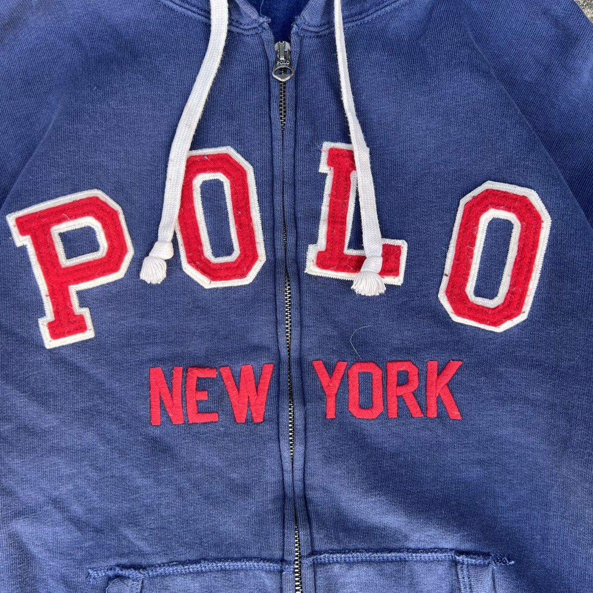Polo Ralph Lauren Polo Ralph Lauren Spell Out Zip up Hoodie Size US M / EU 48-50 / 2 - 2 Thumbnail