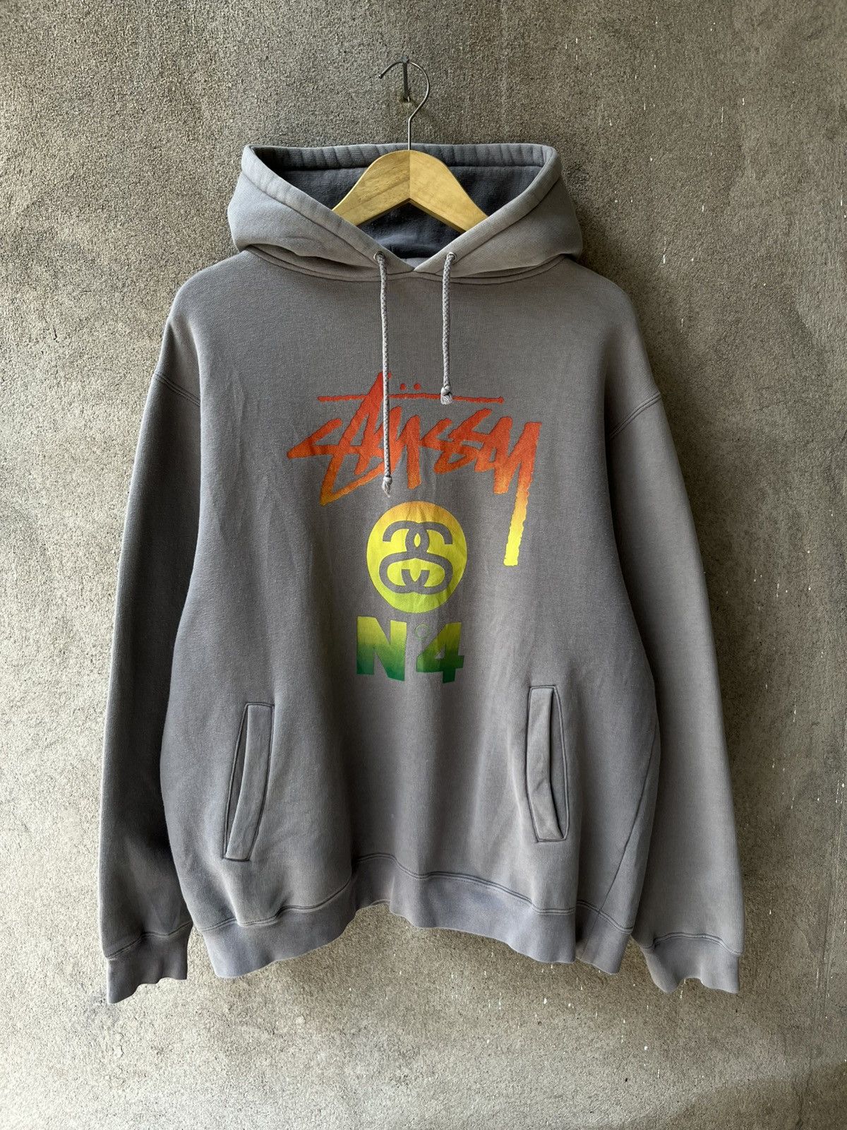 Stussy Vintage 2000s stussy hoodie N4 rasta Size US L / EU 52-54 / 3 - 1 Thumbnail