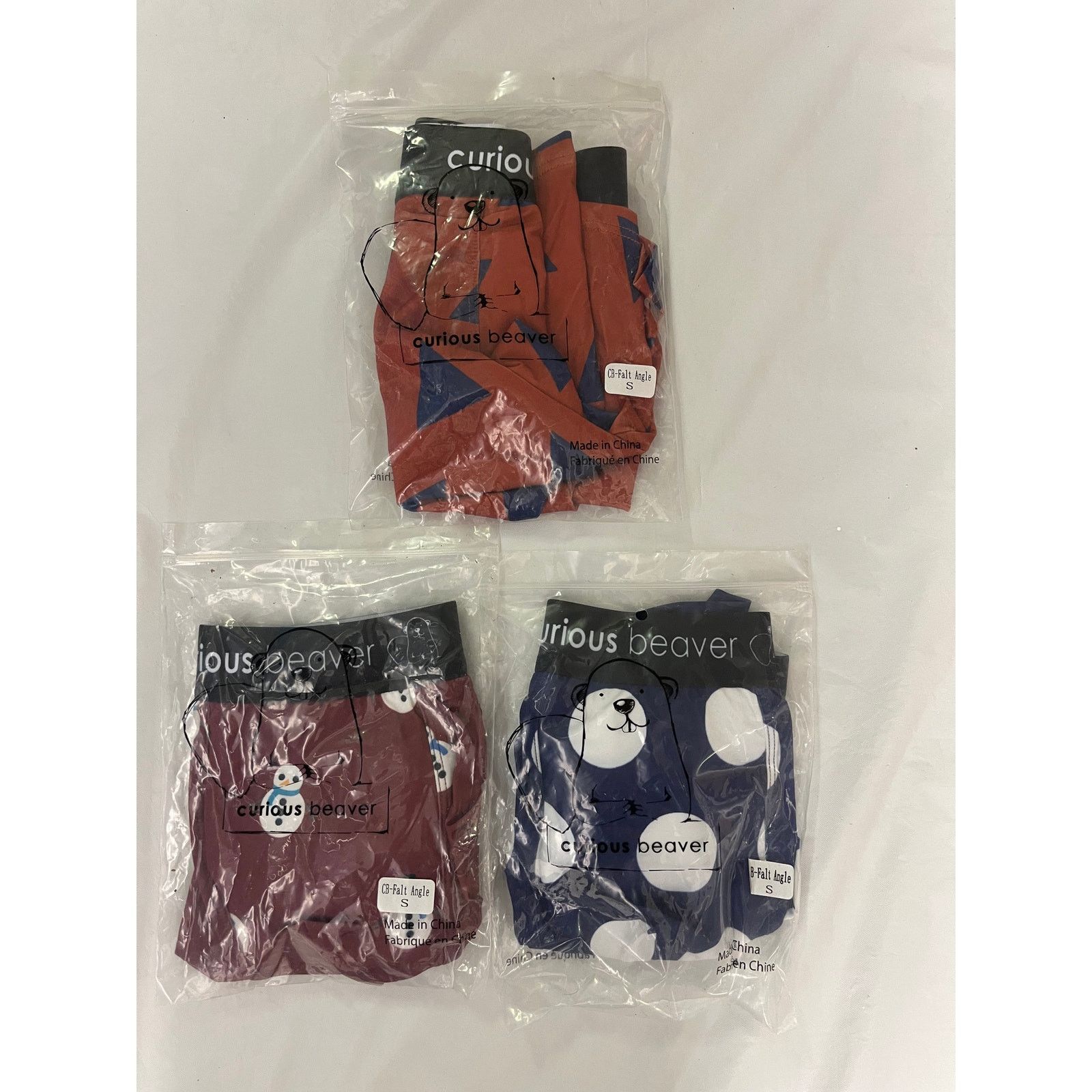 Other Curious beaver Lot of 3 Boxer Briefs Size S - NEW - Size 28 - 2 Thumbnail