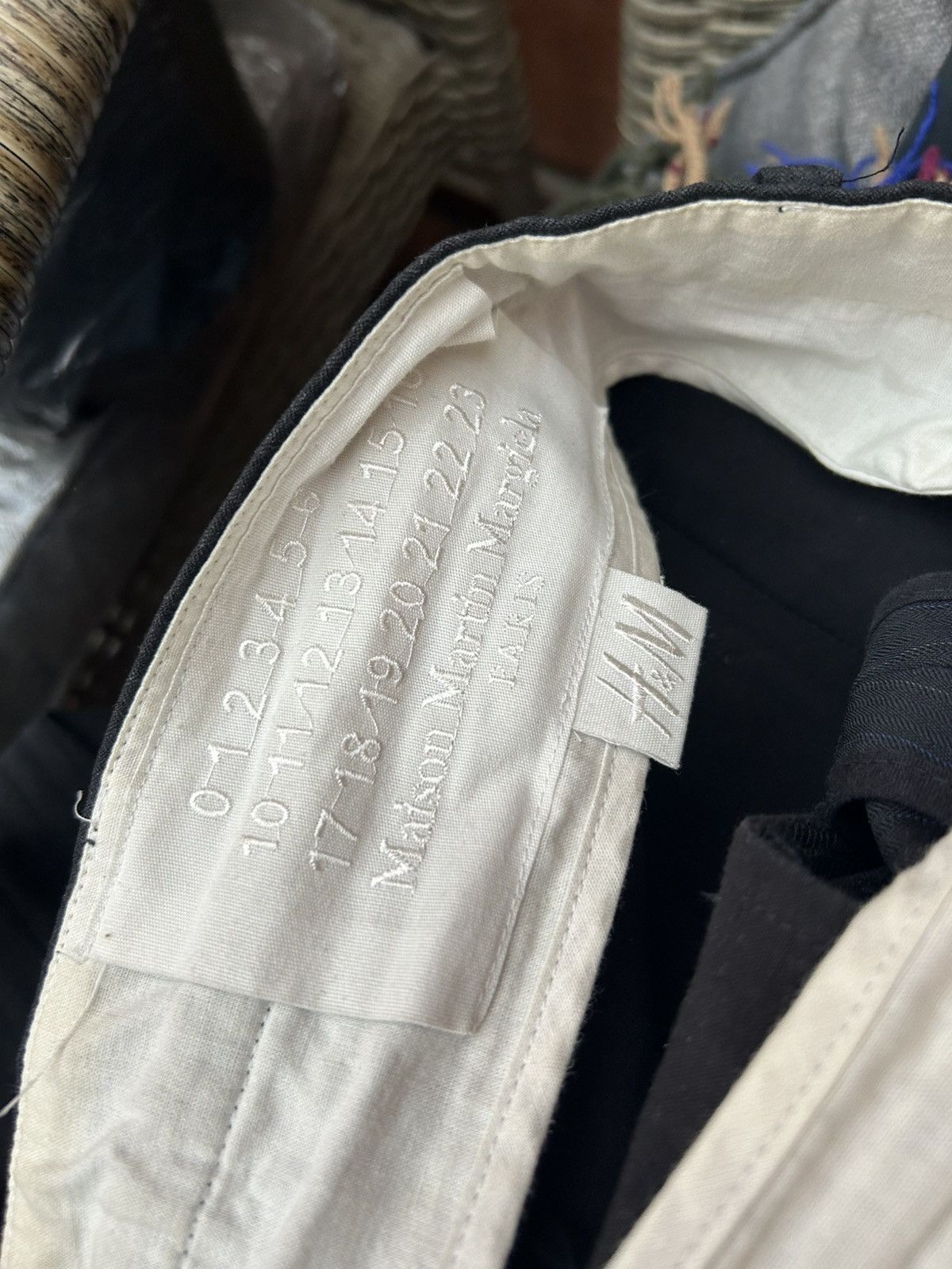 H&M × Maison Margiela × Vintage Maison Martin Margiela X HM Wool Split Dress Pants Size 30R Size 44R - 6 Thumbnail
