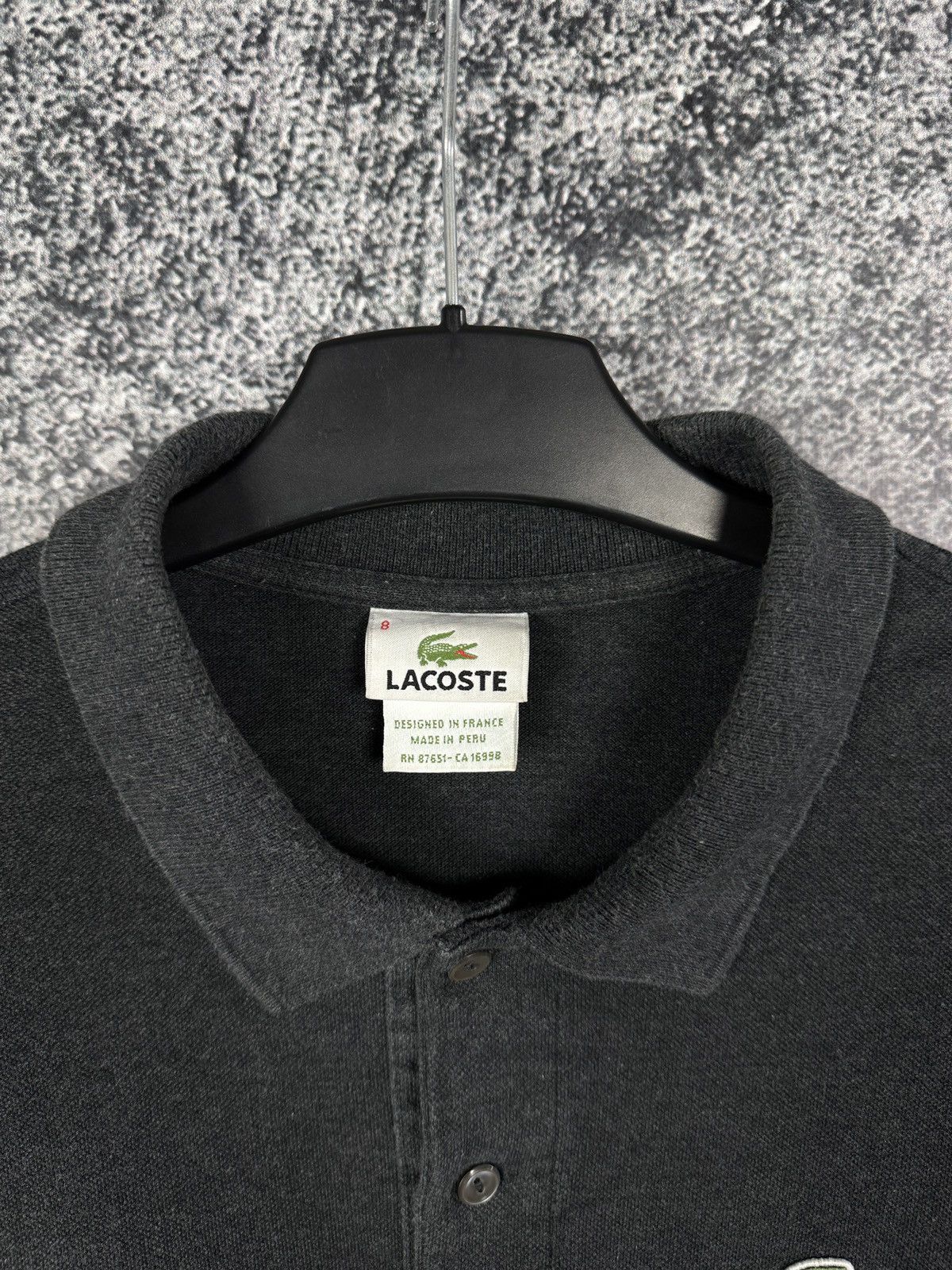 Lacoste Lacoste Long Sleeve Polo Shirt Streetwear Vintage Size 8 Size US XXL / EU 58 / 5 - 5 Thumbnail