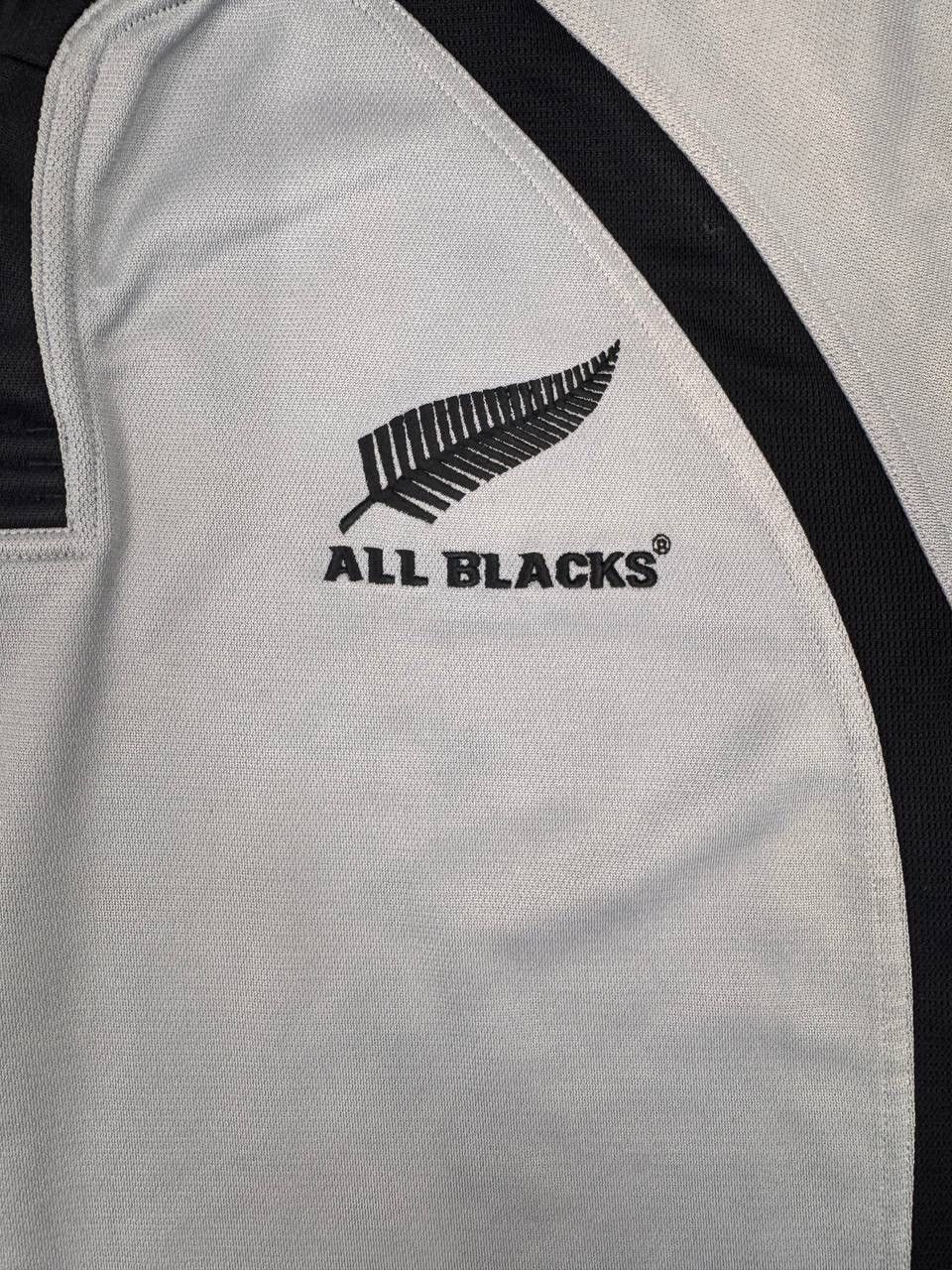 Adidas Adidas New Zeeland All Blacks Rugby Training Jersey Grey Size US L / EU 52-54 / 3 - 4 Thumbnail