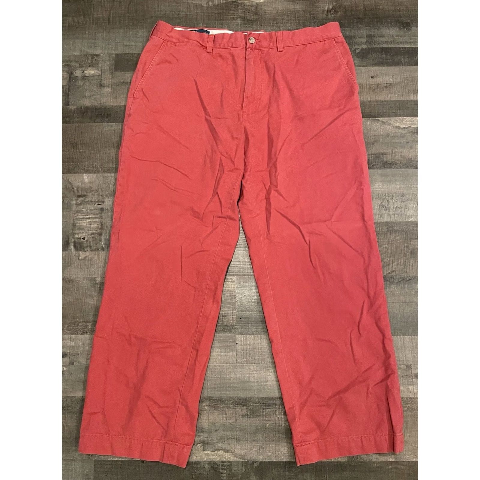 Polo Ralph Lauren Polo Ralph Lauren Preston Chino Pants Pink Mens 36x30 Slim/Relaxed Straight Cotton Twill Vintage Vintage: Yes 90s Retro Hipster Preppy Size US M / EU 48-50 / 2 - 3 Thumbnail
