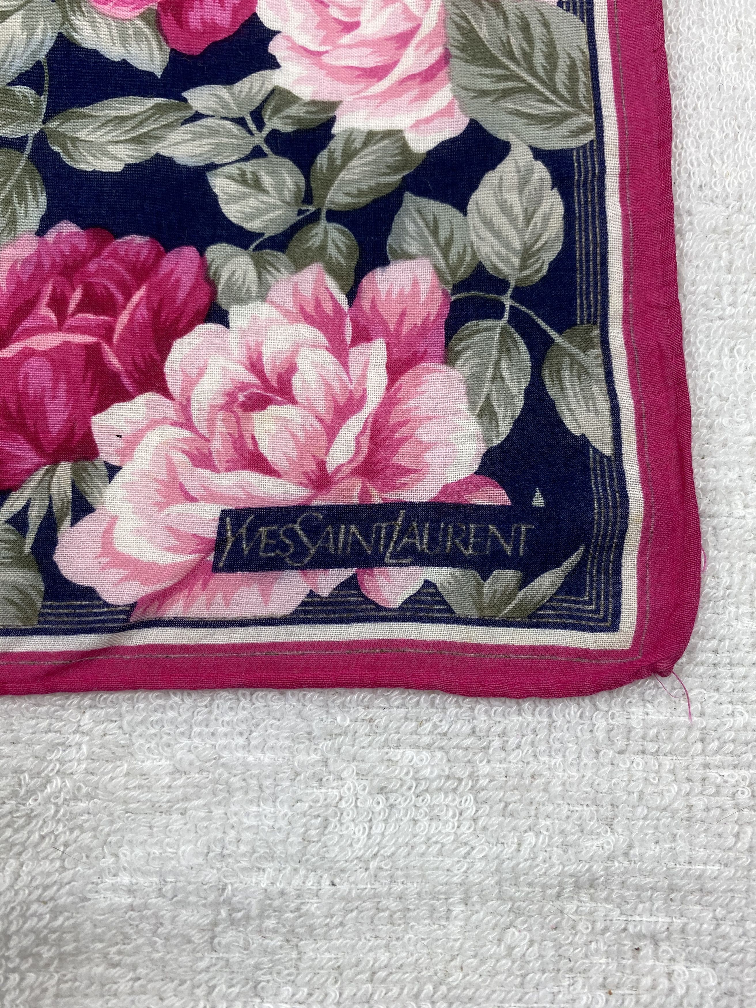 Yves Saint Laurent Yves Saint Laurent Handkerchief / Bandana / Neckerchief Size ONE SIZE - 5 Thumbnail