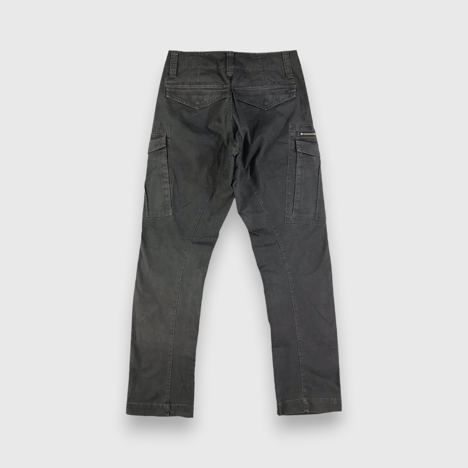Japanese Brand × Vintage Japanese Cargo Pants Multi Pocket Tactical Trousers -J2688 Size US 29 - 2 Thumbnail