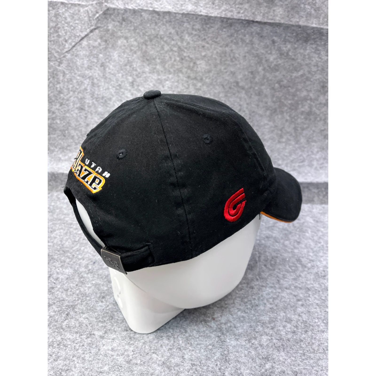 Vintage VINTAGE Utah Blaze Hat Cap Strap Back Adult One Size Black 100% Cotton Arena Football Size 44L - 7 Thumbnail
