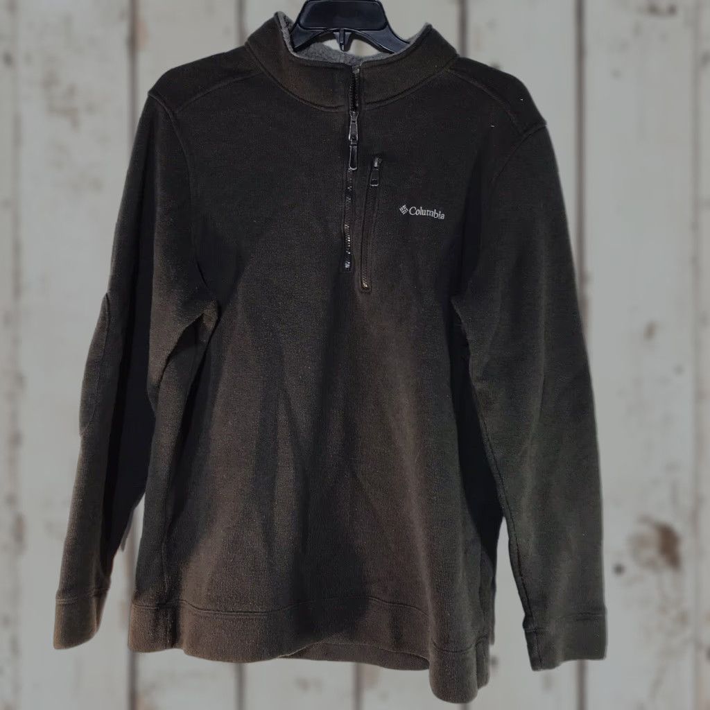 Vintage VINTAGE Columbia Men's Fleece Lined Pullover 1/4 Zip Sweatshirt Winter Fall Heavyweight Gray XXL Size US XXL / EU 58 / 5 - 1 Thumbnail