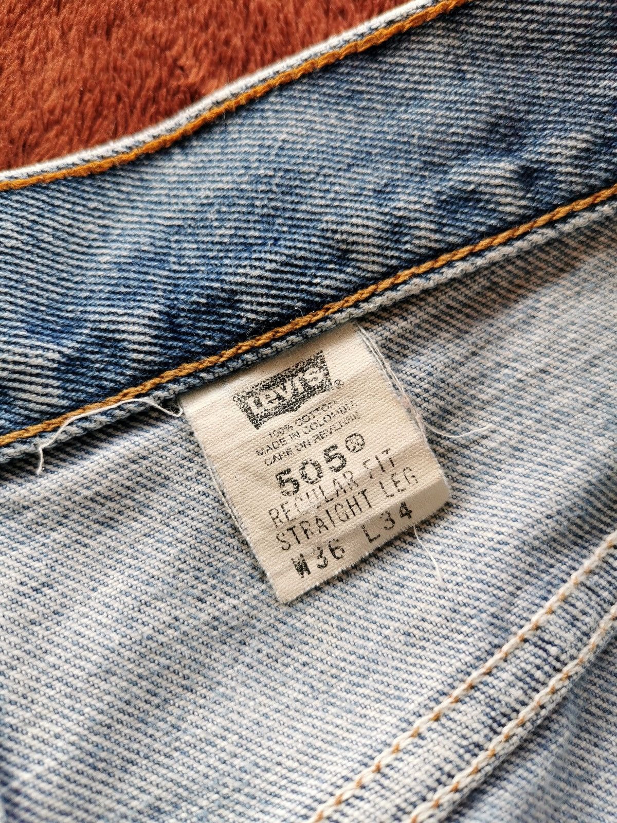 Levi's Levis 505 vintage jeans Size US 35 - 6 Thumbnail