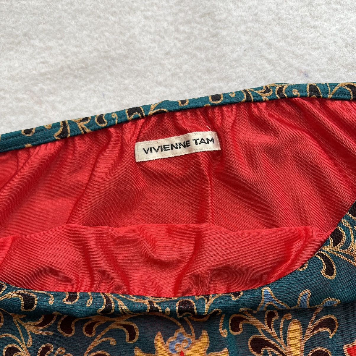 Vivienne Tam Vivienne Tam Printed Mesh Skirt Size 25" / US 0 / IT 36 - 3 Thumbnail