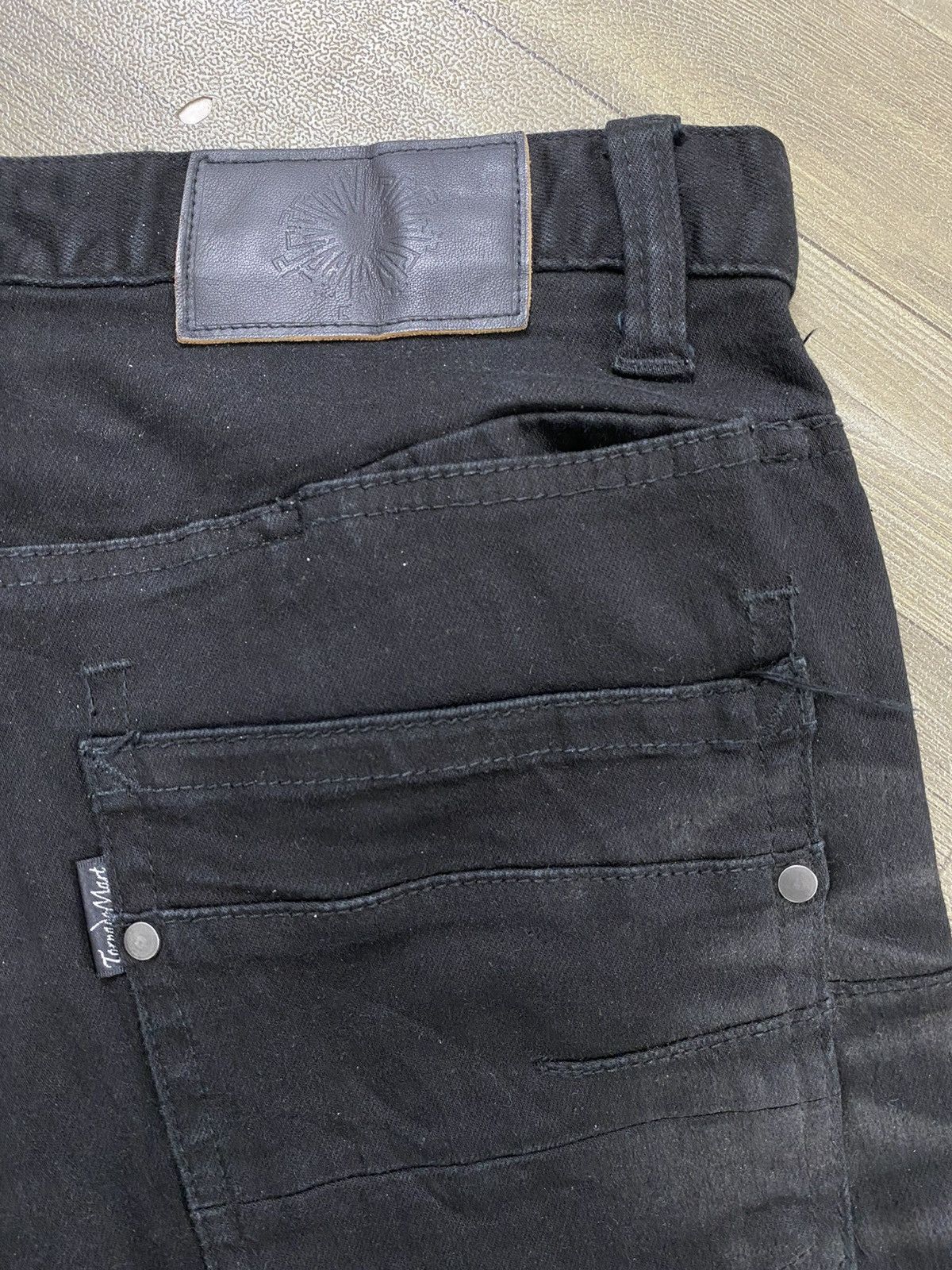 Tornado Mart 2000s Tornado Mart Clawmark Mud Max Lgb Punk Skinny Jeans Size US 31 - 15 Thumbnail