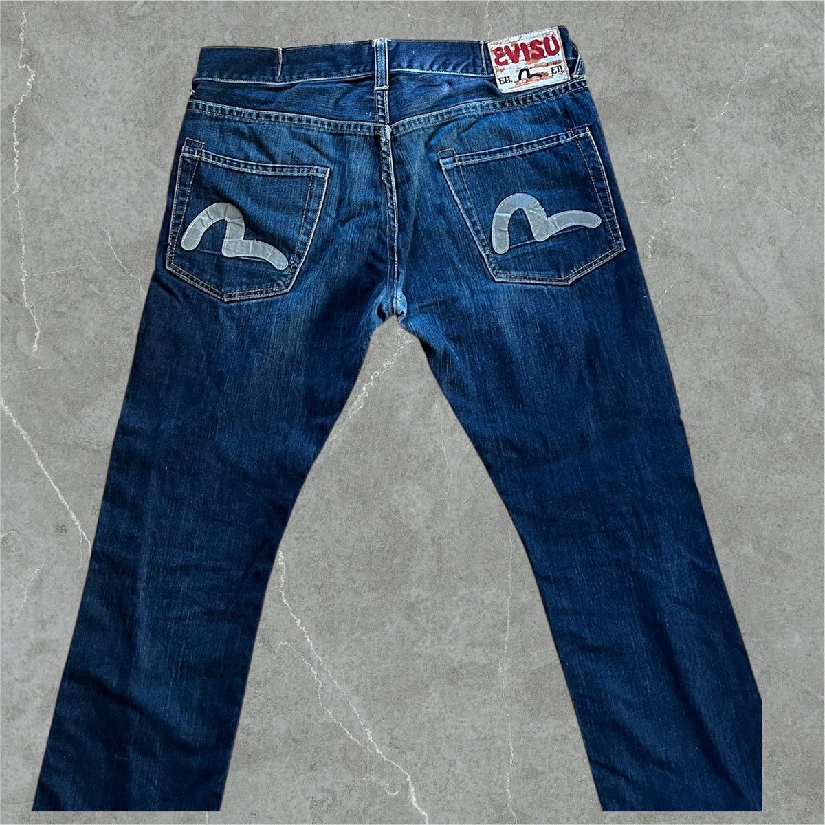 Evisu Evisu Ramen Jeans Blue M Size US 32 / EU 48 - 2 Thumbnail