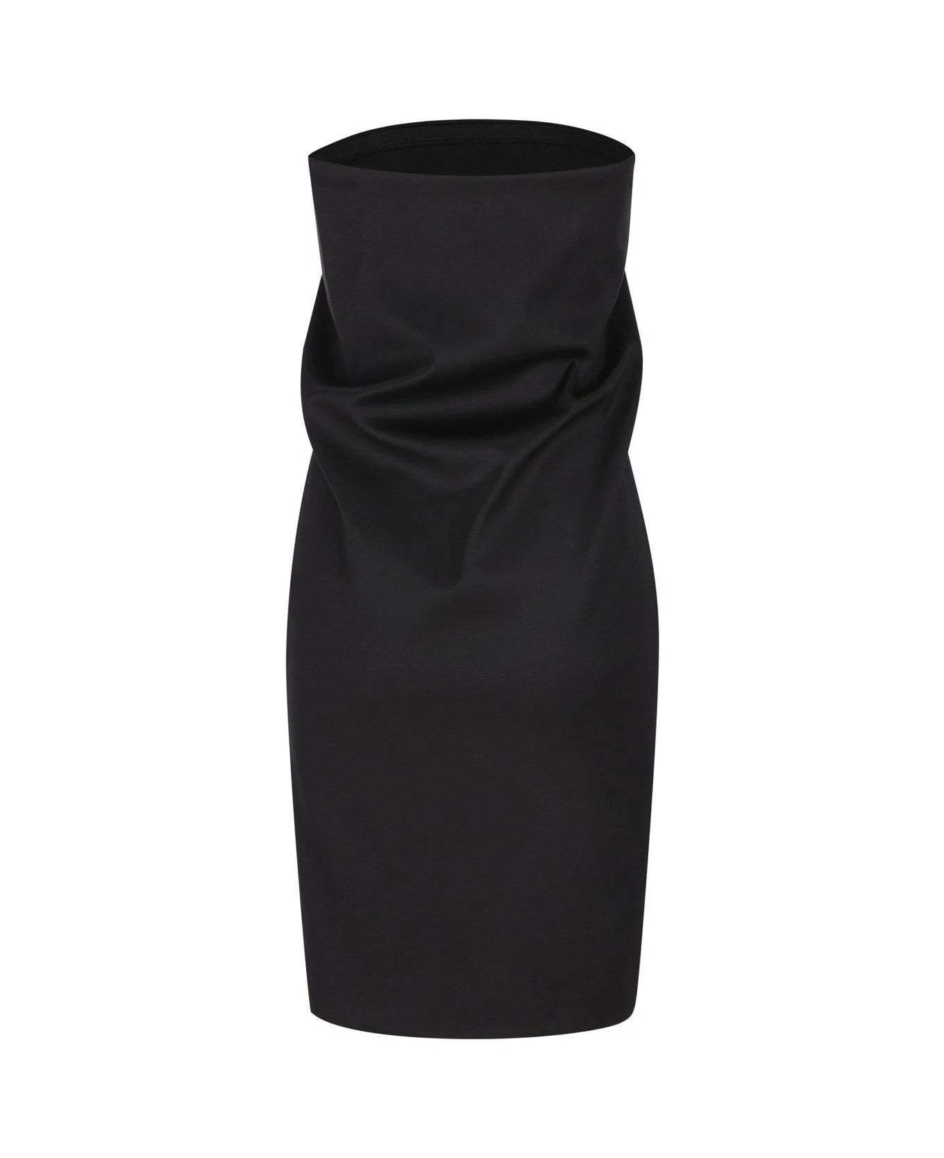 Saint Laurent Paris o1bcso1str0426 Strapless Pencil Dress in Black Size M / US 6-8 / IT 42-44 - 2 Thumbnail