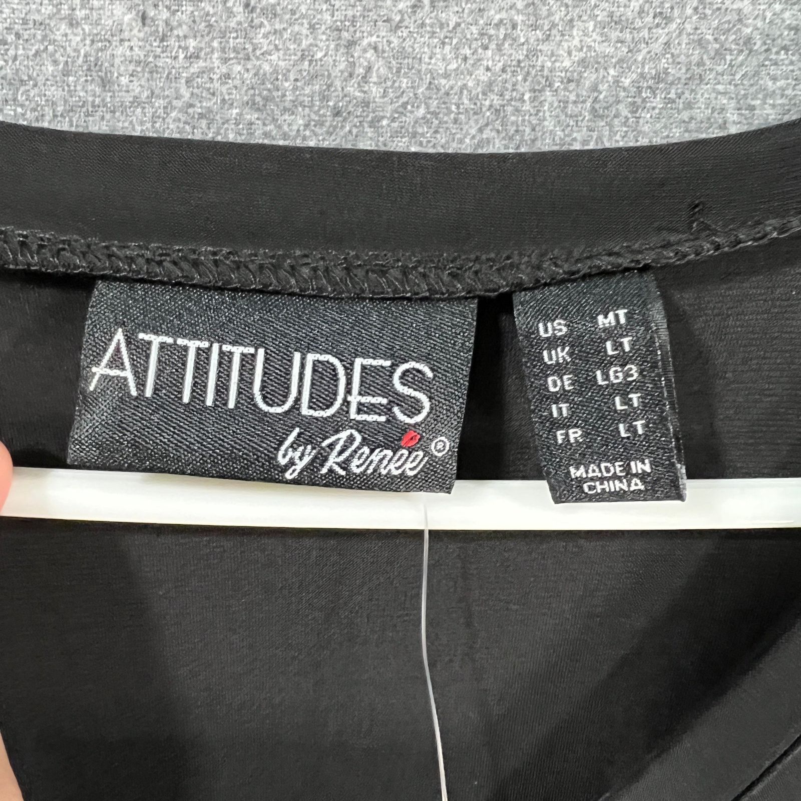 Other Attitudes by Renee Tall Como Jersey Illusion Wais Size M / US 6-8 / IT 42-44 - 3 Thumbnail
