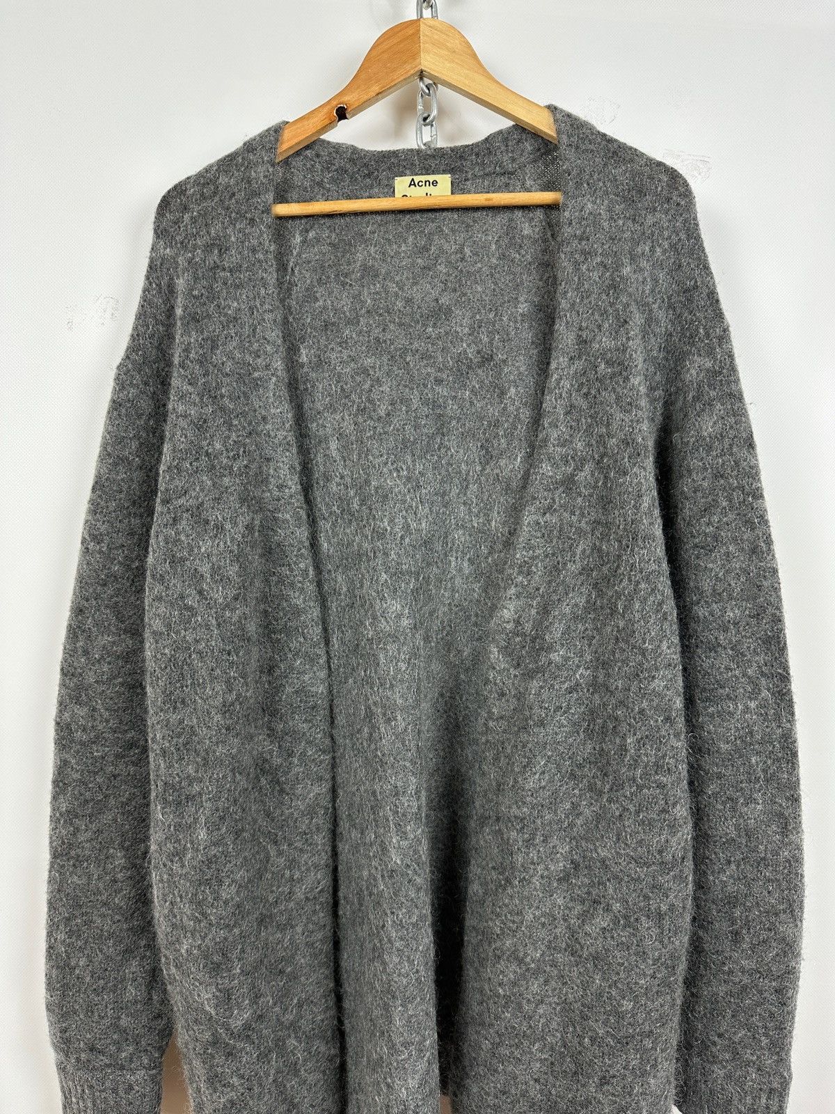 Acne Studios Acne Studios Raya Short Mohair/Wool Knit Cardigan Sweater Size S / US 4 / IT 40 - 4 Thumbnail