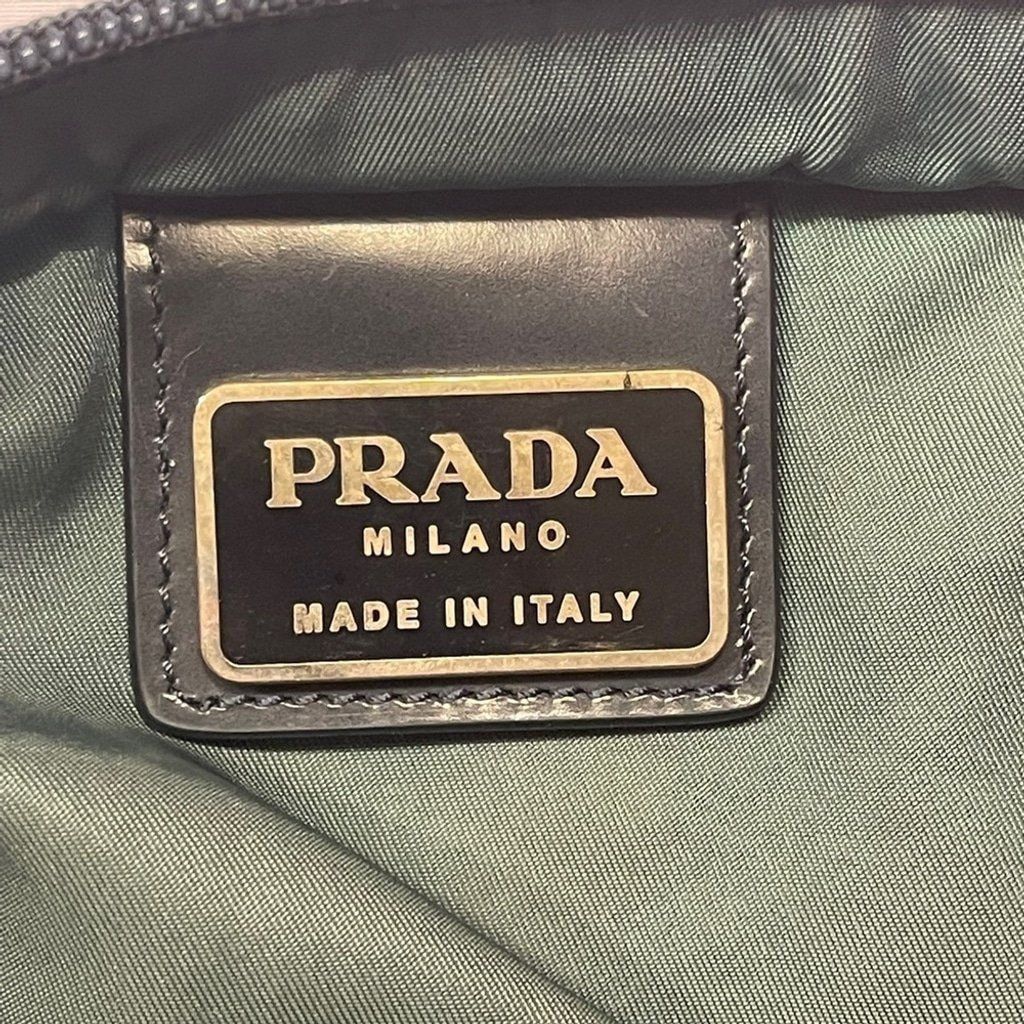 Prada Authentic PRADA Blue/Green Nylon Shoulder Crossbody Bag Adju Size ONE SIZE - 5 Thumbnail