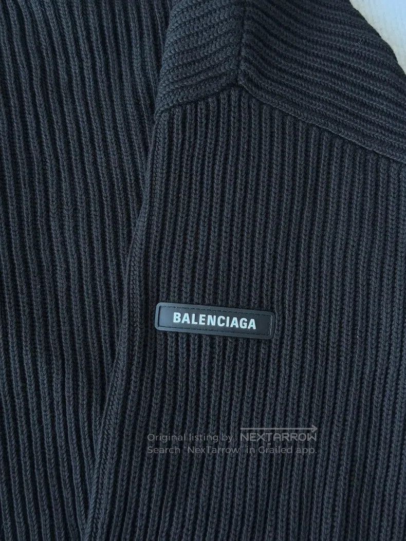 Balenciaga Balenciaga Fake two-piece knitted sweatshirt Size US XL / EU 56 / 4 - 5 Thumbnail
