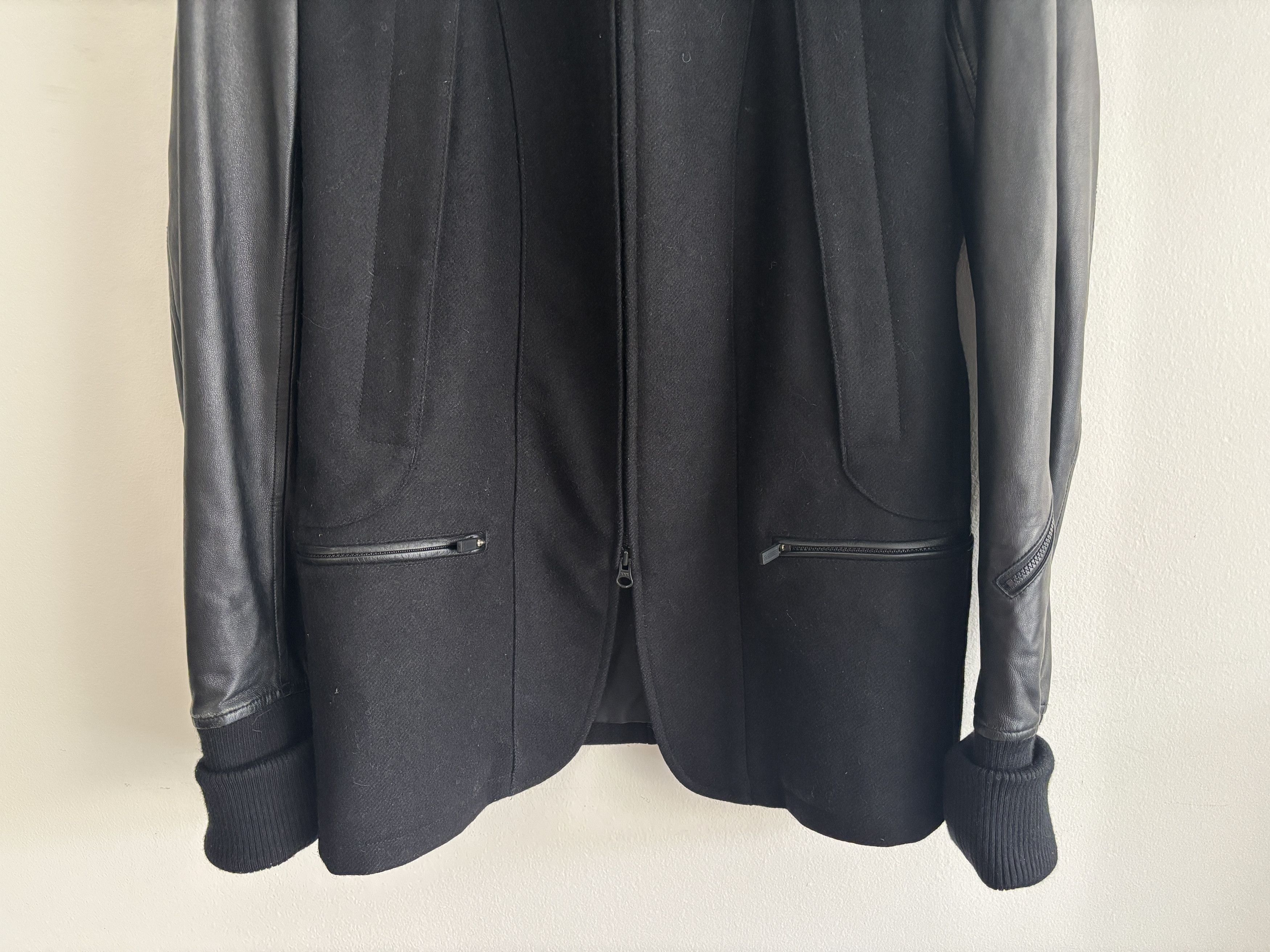 Adidas Hybrid Blazer Varsity Jacket Wool/ Leather AW09 Size US M / EU 48-50 / 2 - 4 Thumbnail